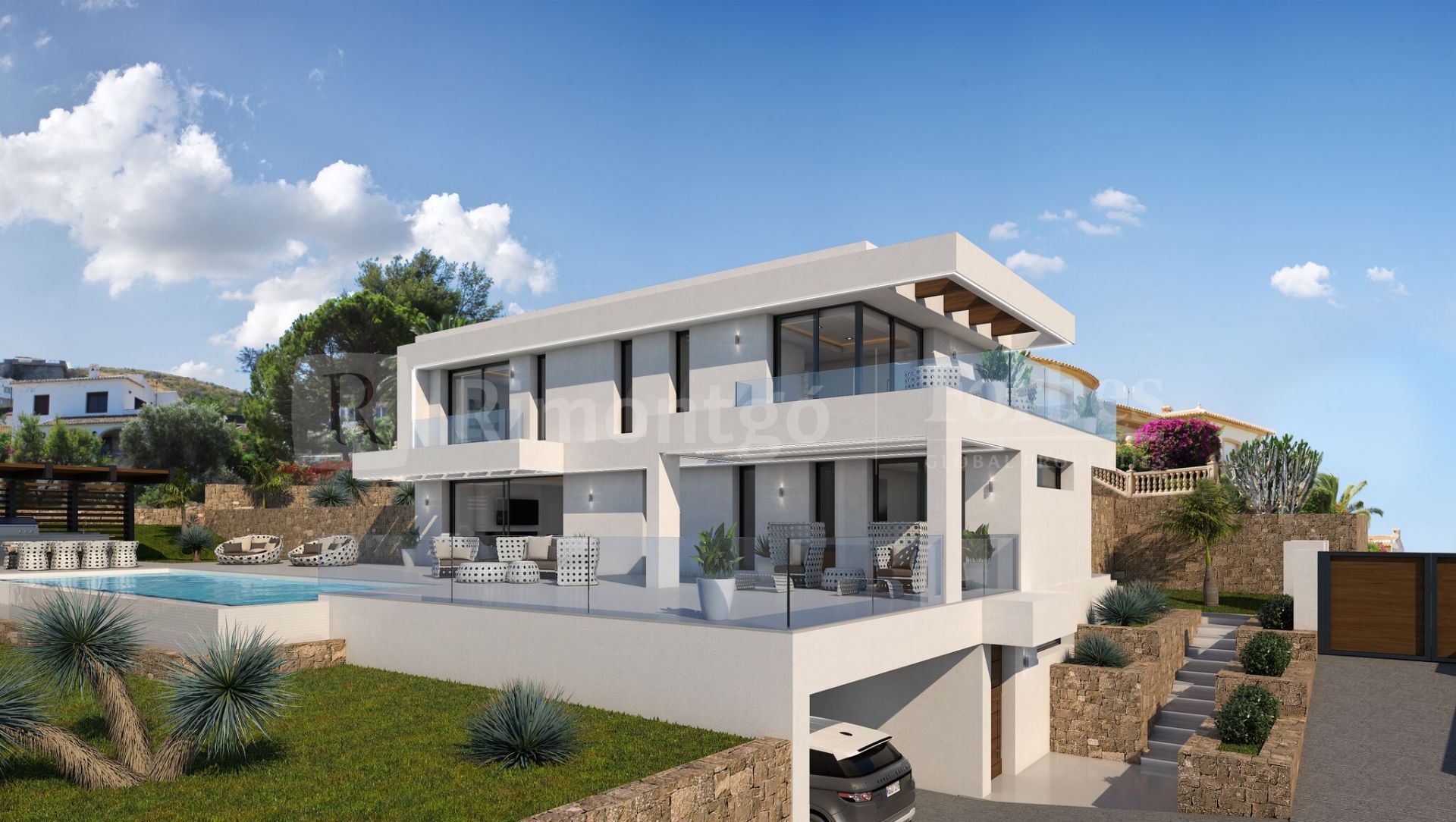 Luxurious villa with views in Javea.