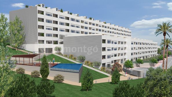 Large, luxurious modern duplex apartments with garden in Oropesa del Mar