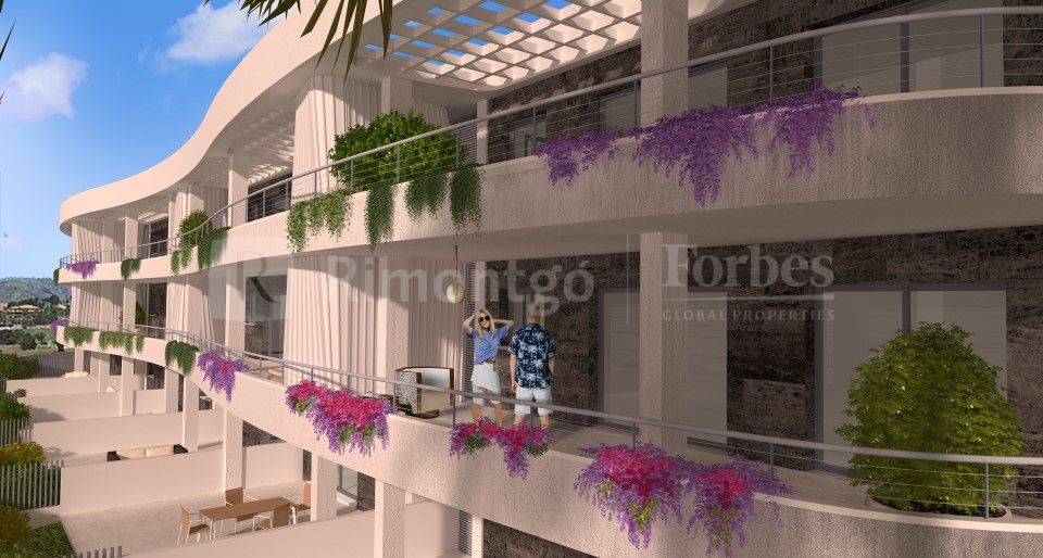 Apartamento planta baja en residencial de próxima construcción cerca de la playa del Arenal