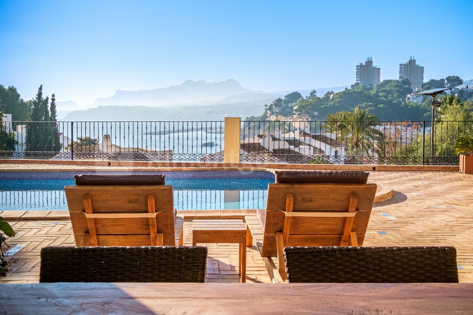 Mediterranean-style villa with sea views in Moraira, Alicante, a few meters from Portet Beach