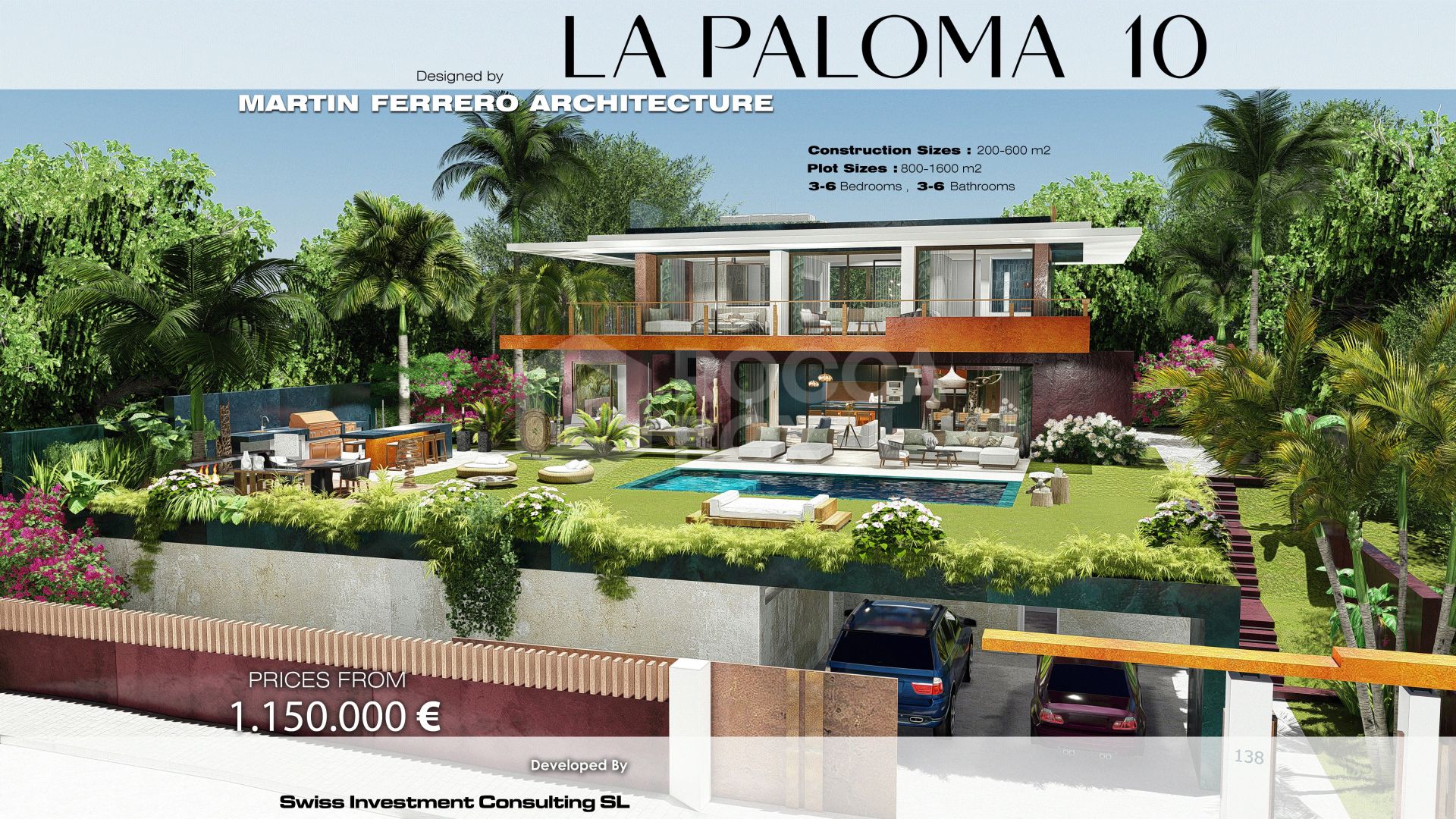 Introducing La Paloma 10: Your Coastal Retreat From €1,150,000 to 2.300.000€