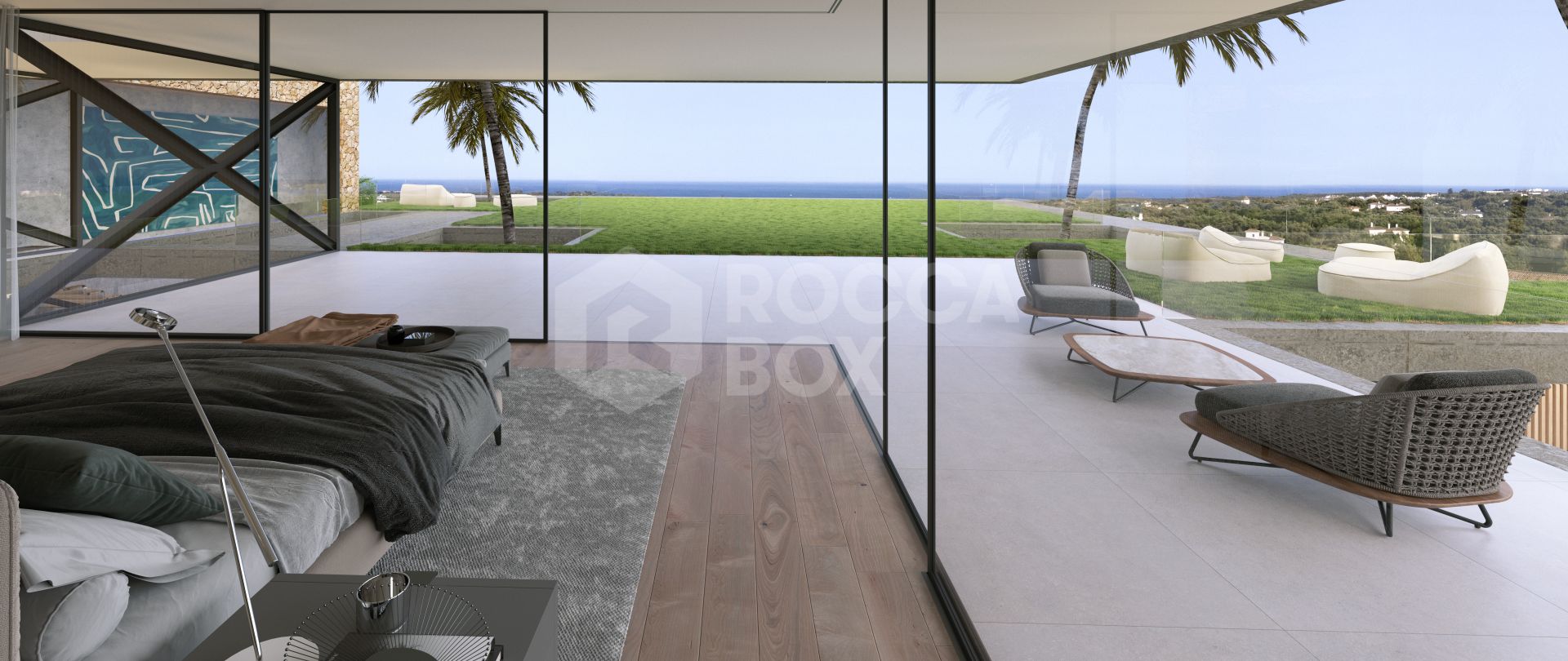 Seaview plot almenara golf with unique flow81 architects project and building license