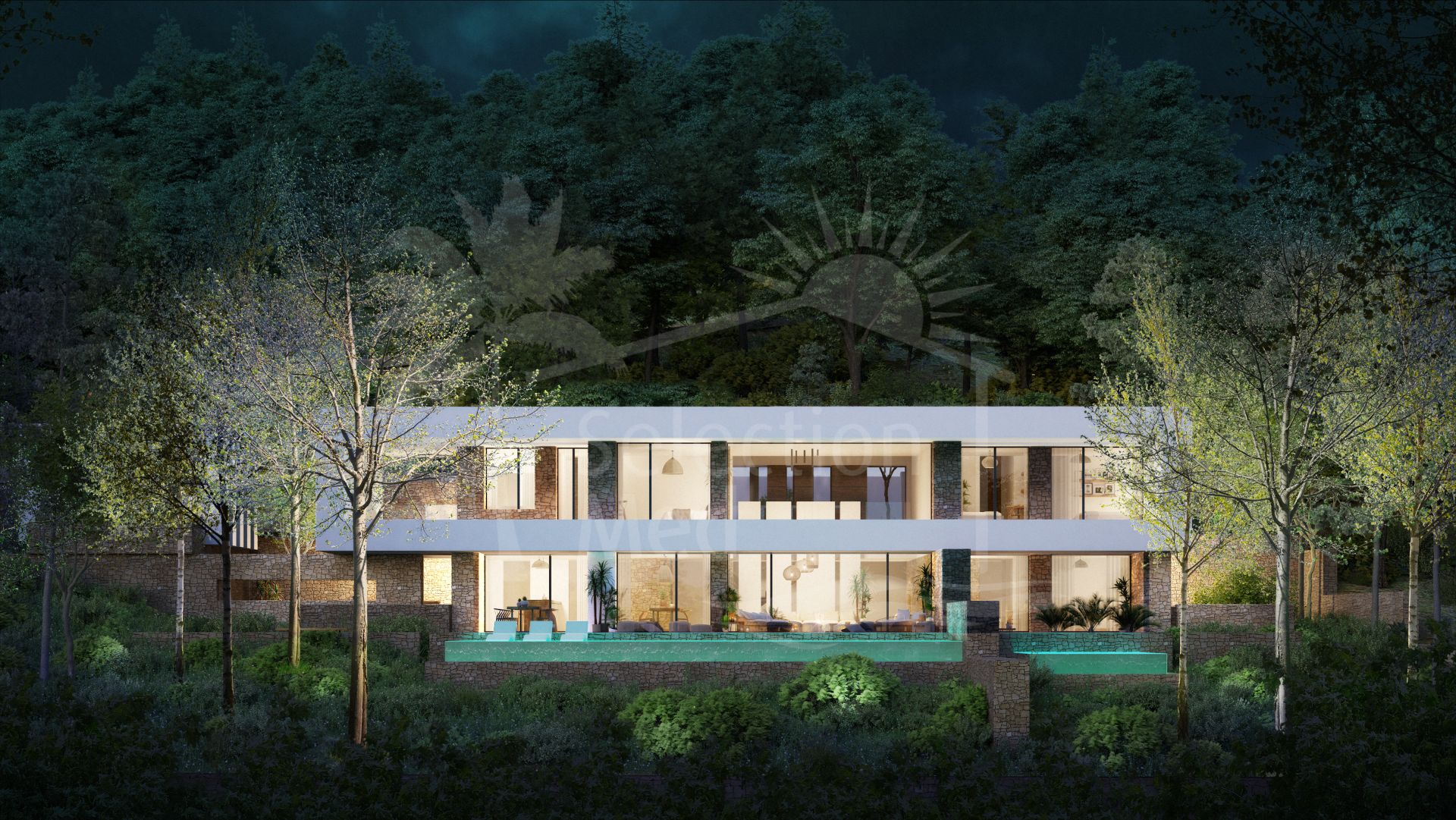 Exclusive luxury villas en construction in Roca Llisa
