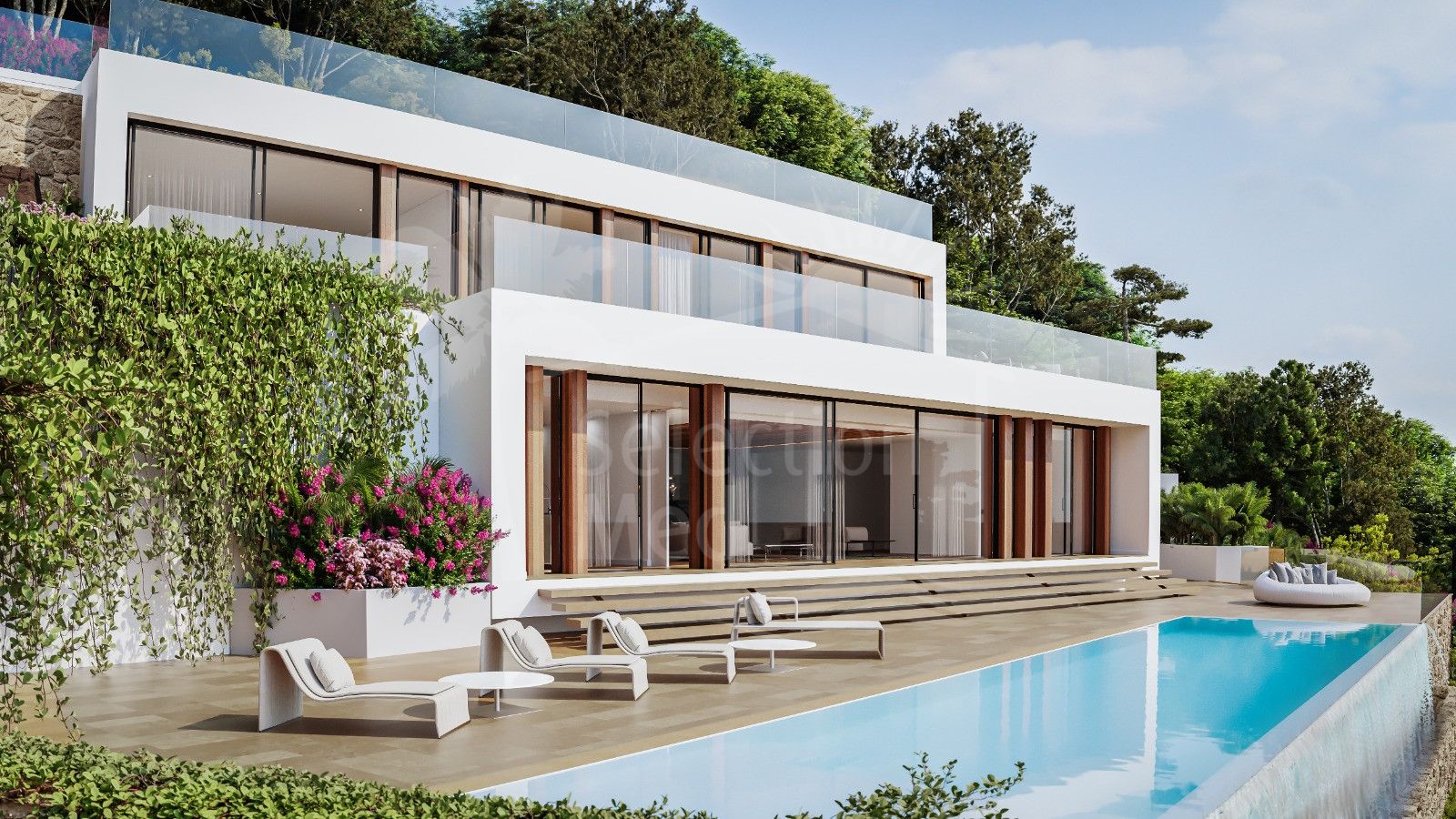 Impressive property with panoramic views under construction in Roca Llisa