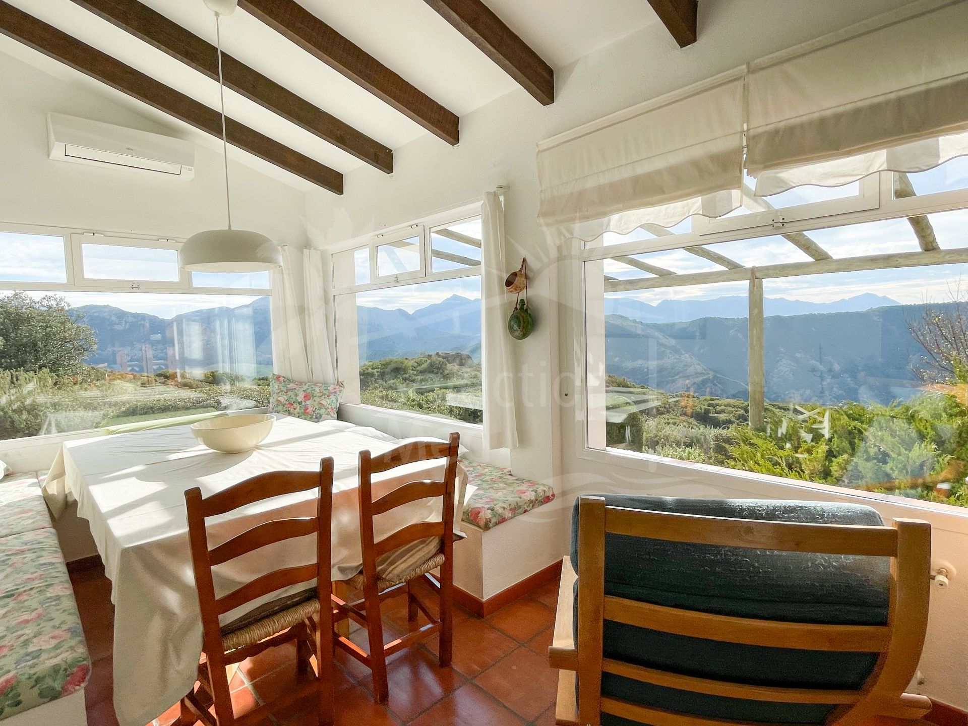 En charter house with spectacular views.