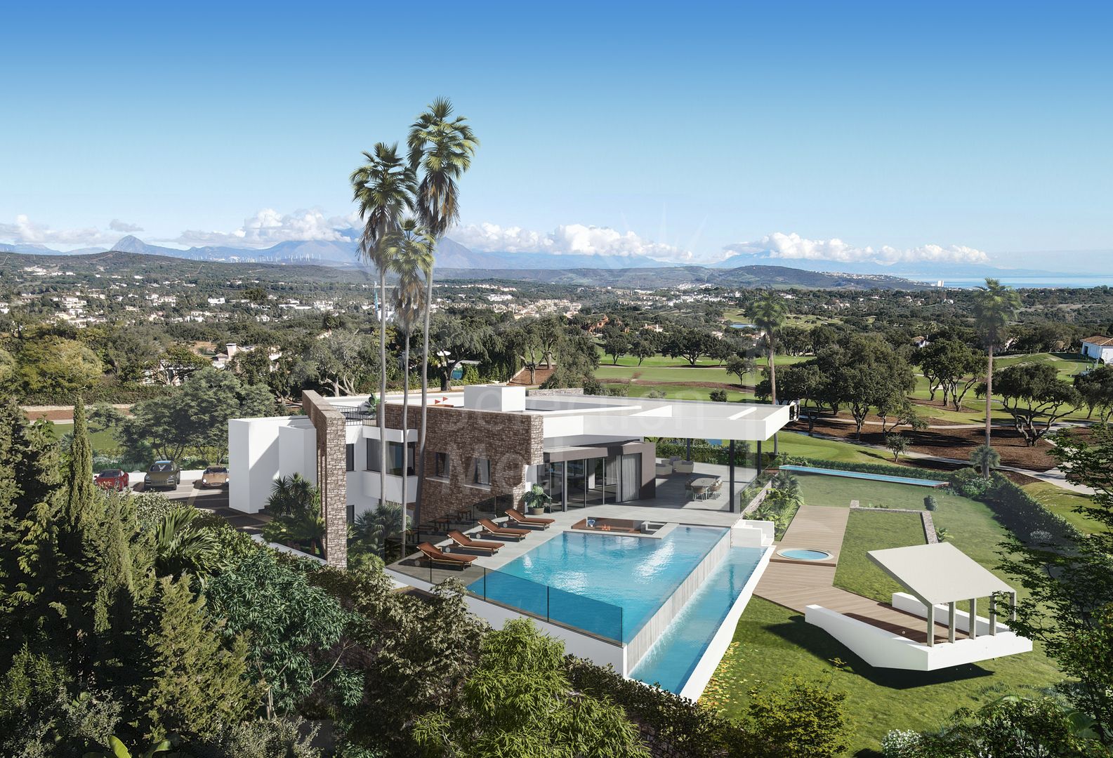 Stunning Contemporary Villa in Frontline Position on San Roque Golf Resort.