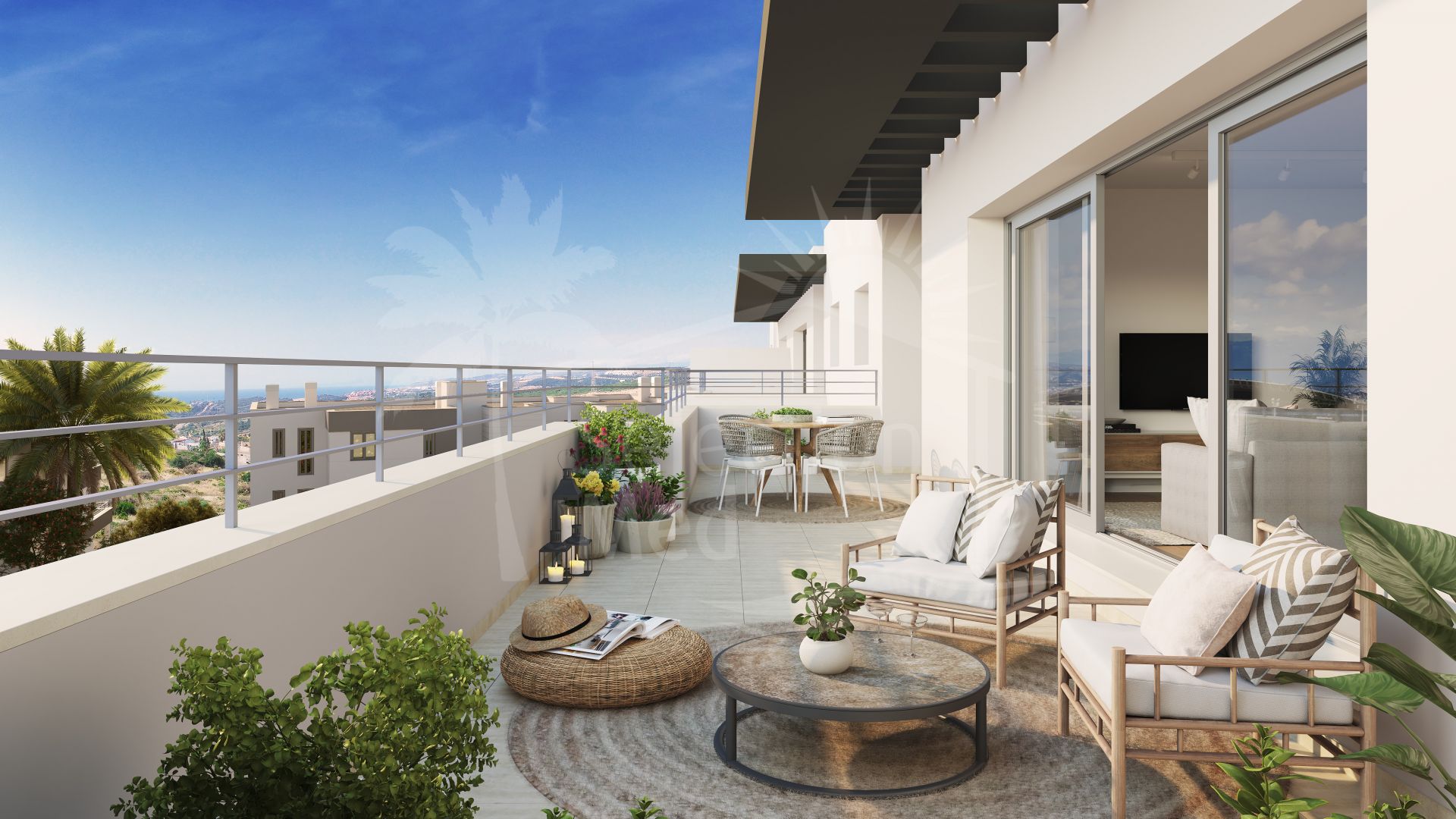 Brand New 2 Bedroom Apartment with Large Terrace in Valle Romano Estepona.
