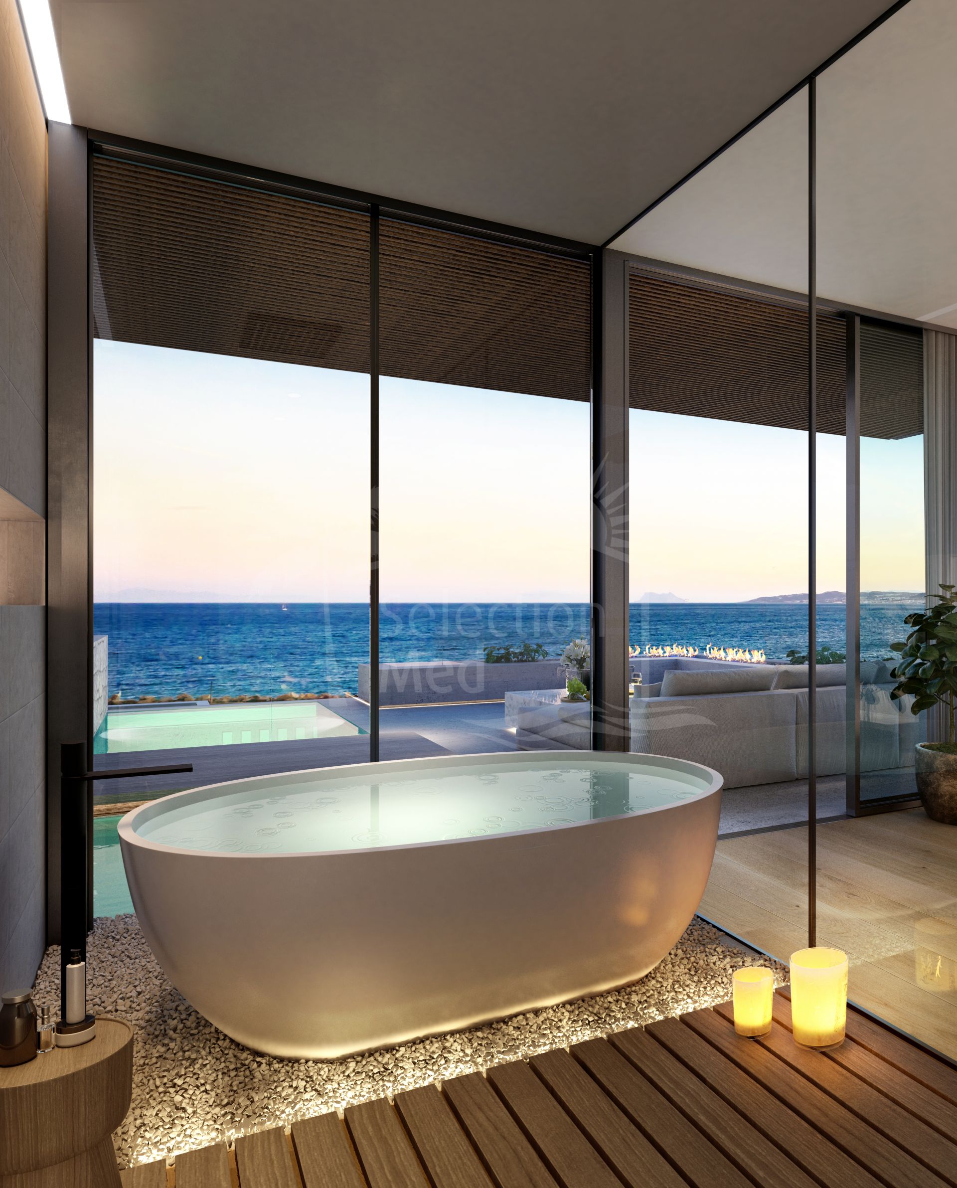Brand New De-Luxe Apartment in Stunning Frontline Beach Ubicación en Estepona, Costa del Sol.