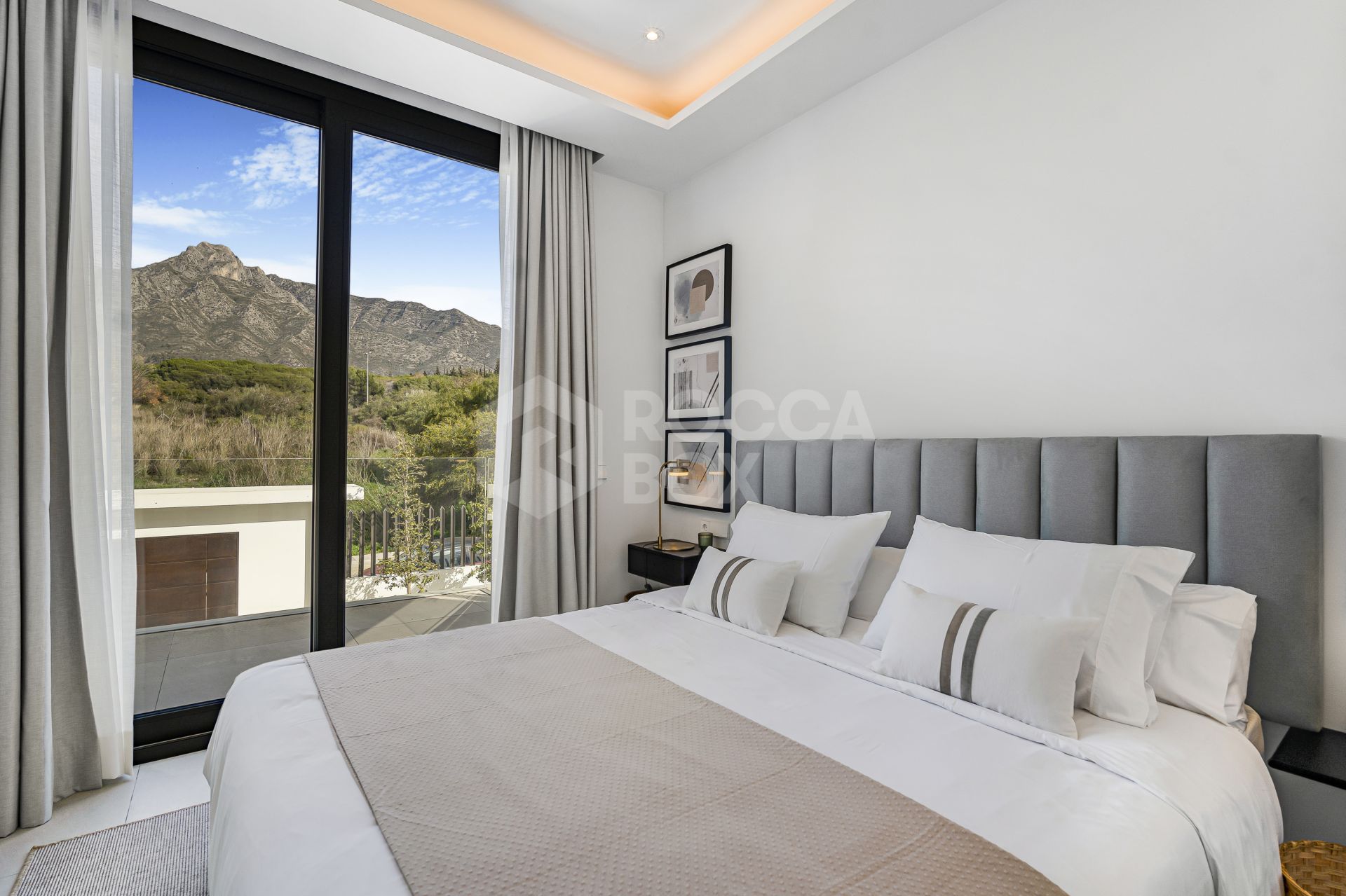 Brand New six bedroom, south facing villa in Lomas del Marques, an exclusive gated community just above the Puente Romano on Marbella's Golden Mile