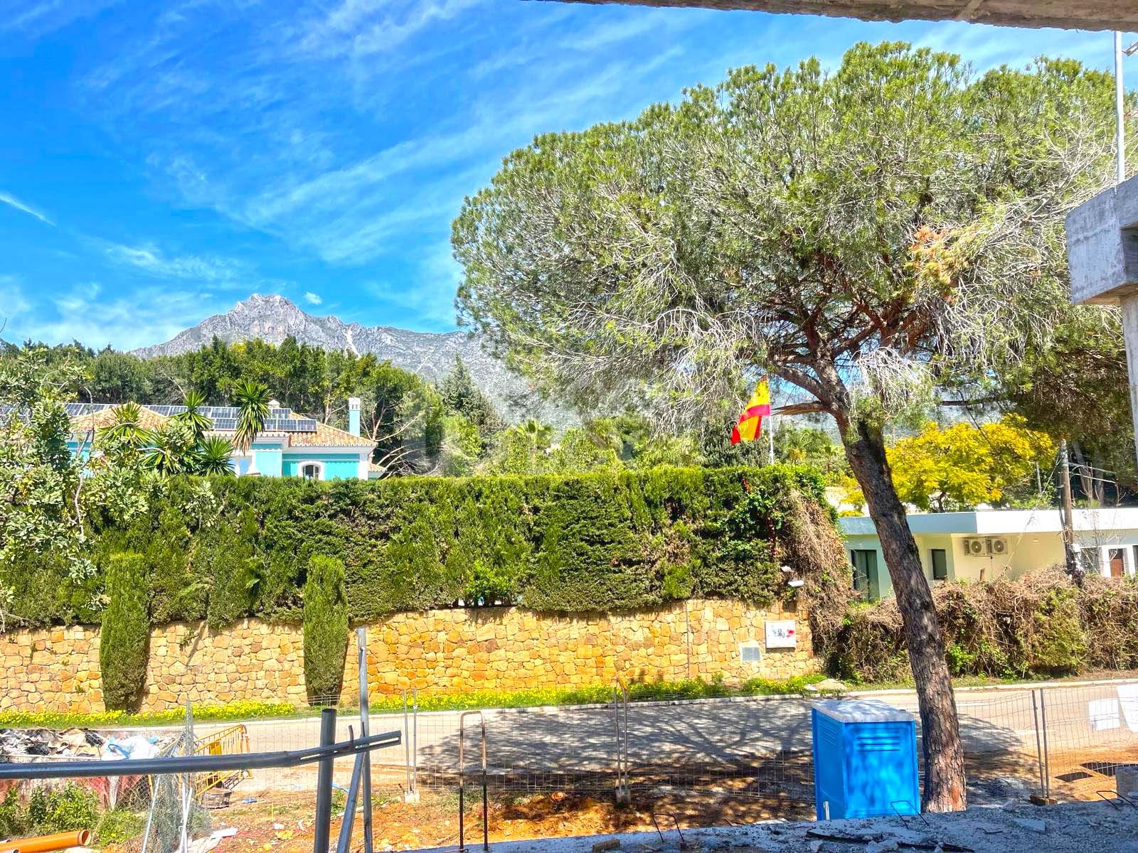 Brand new six bedroom villa under construction in Rocio de Nagueles, Marbella with sea and mountain views