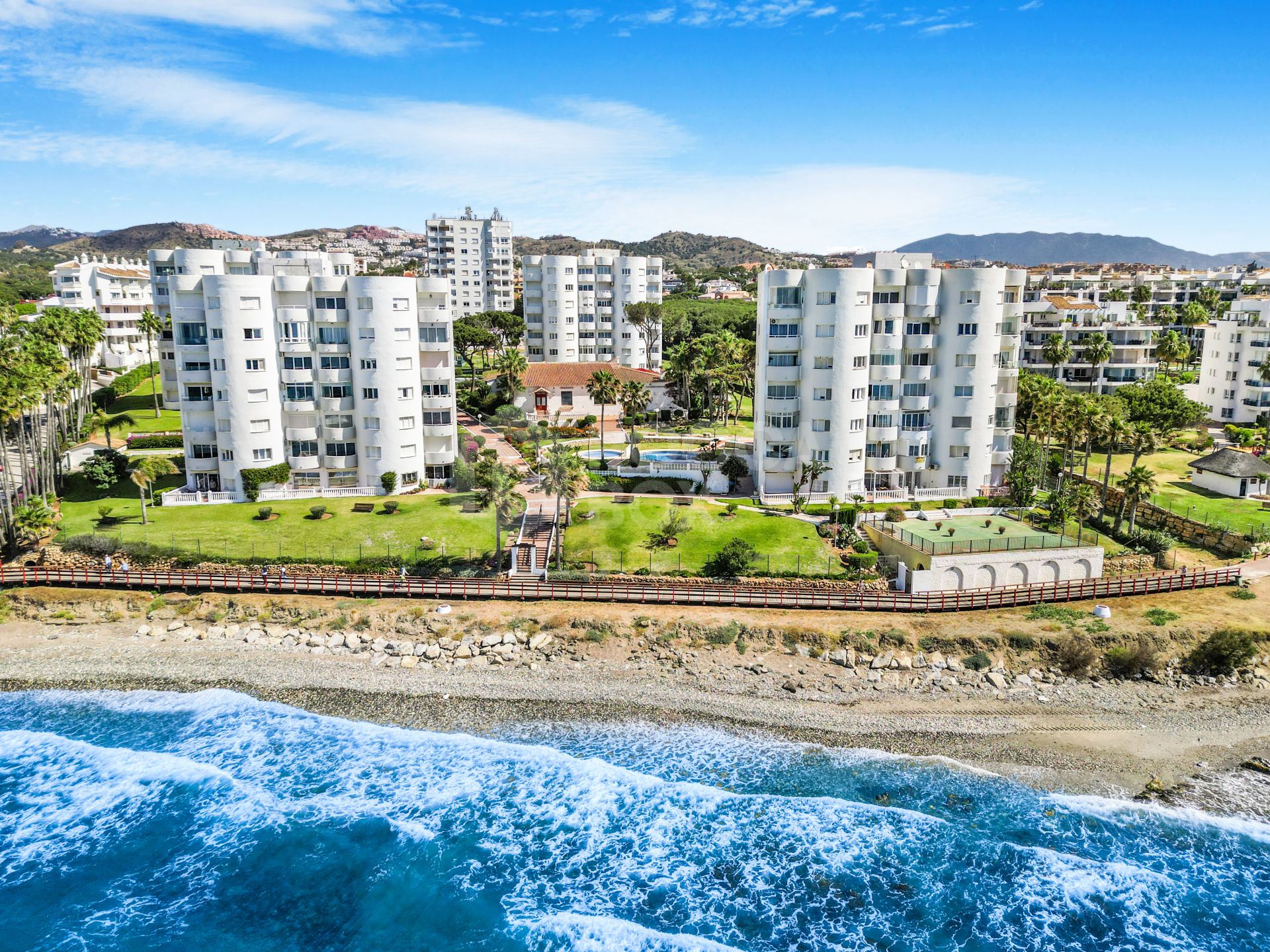 Incredible investment opportunity - seven independent ground floor apartments in a frontline beach community of Calahonda, Mijas Costa