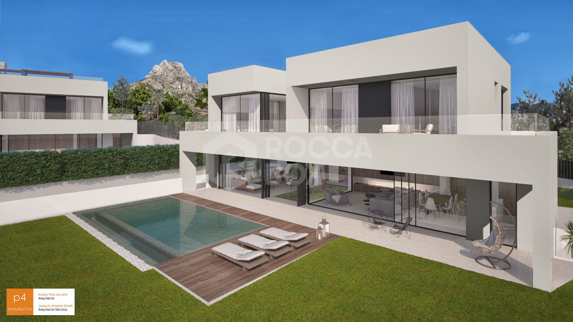 Incredible plot and project for sale on Marbella’s Golden Mile, Lomas de Marbella Club - with sea views