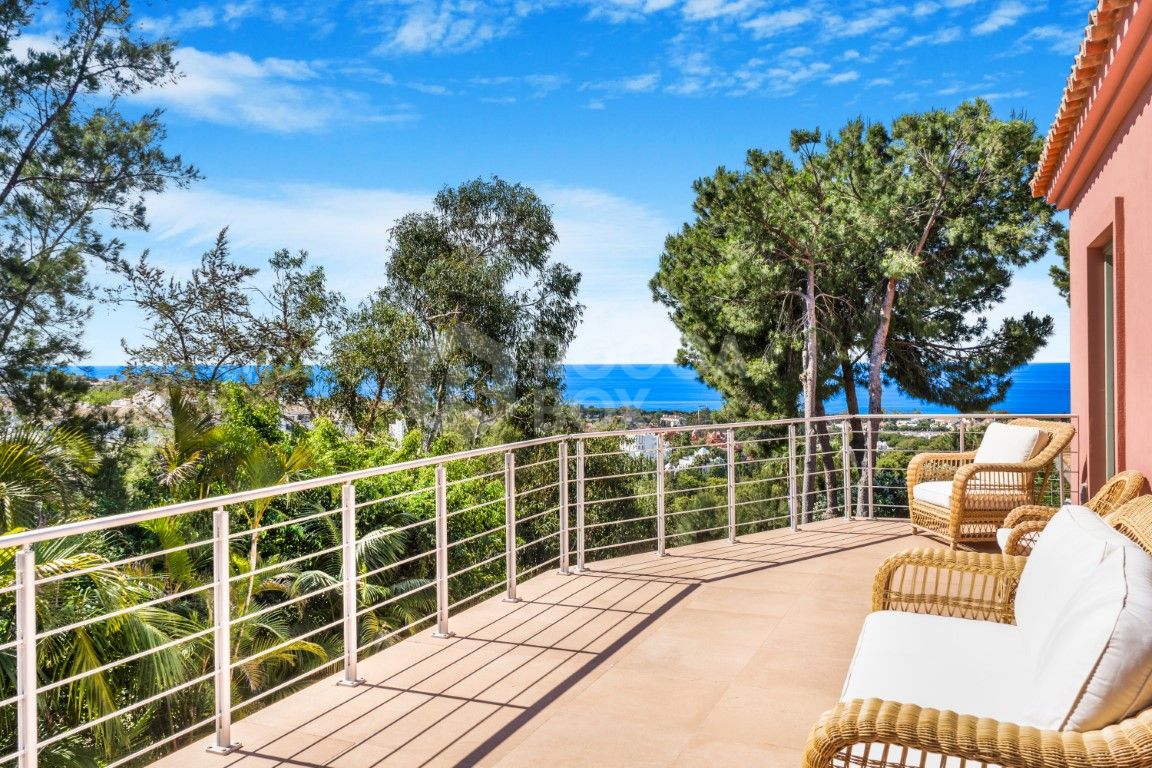 Magnificent six bedroom Villa located in Hacienda Las Chapas, Marbella, with stunning sea views