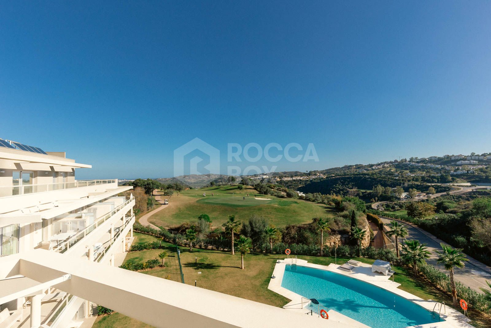 Stunning three bedroom southwest facing penthouse located in the private residence of Sun Valley l, within the La Cala Golf Resort