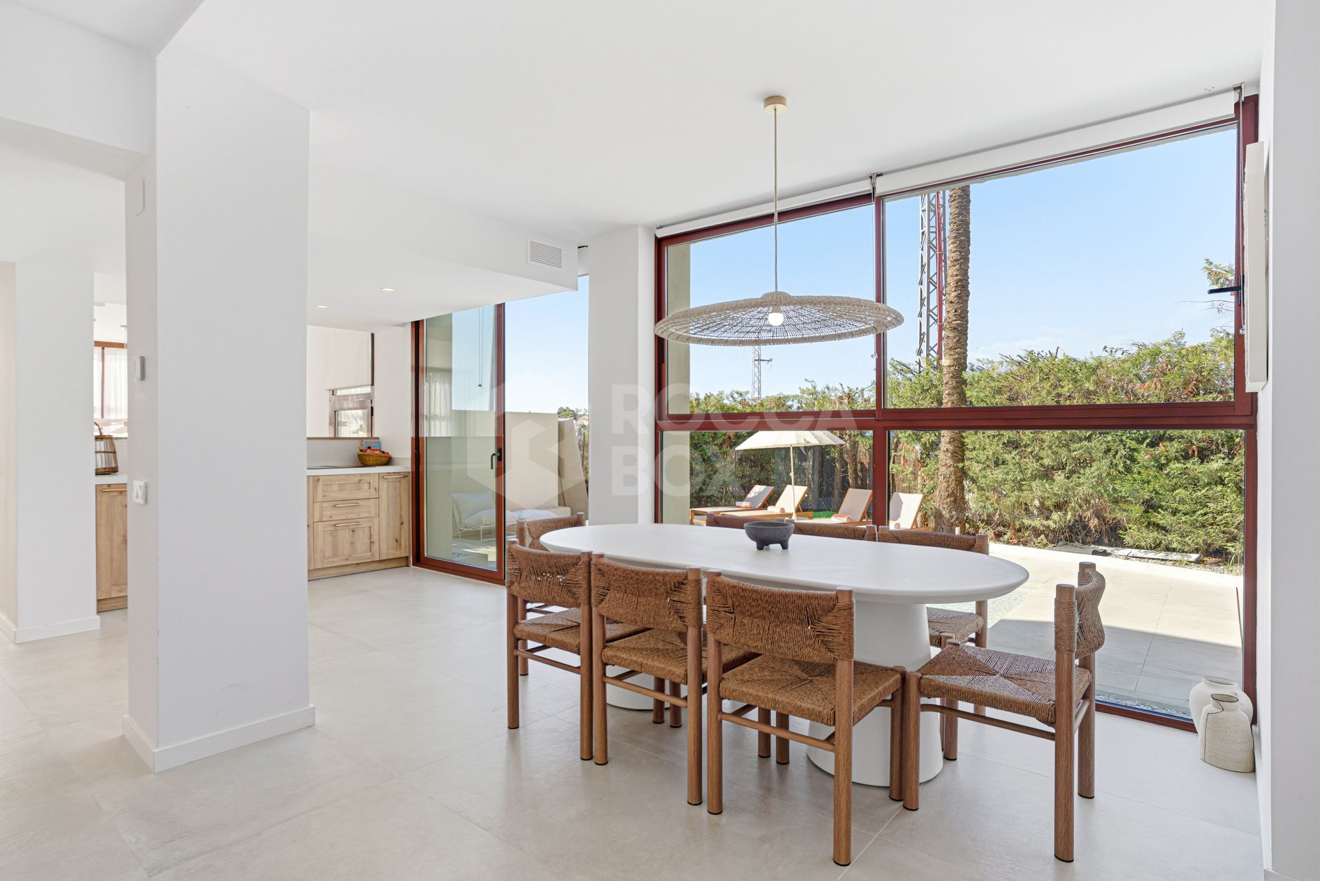 Stunning, five bedroom corner townhouse, located in the gated community of Urb. Riviera Beach in Cancelada