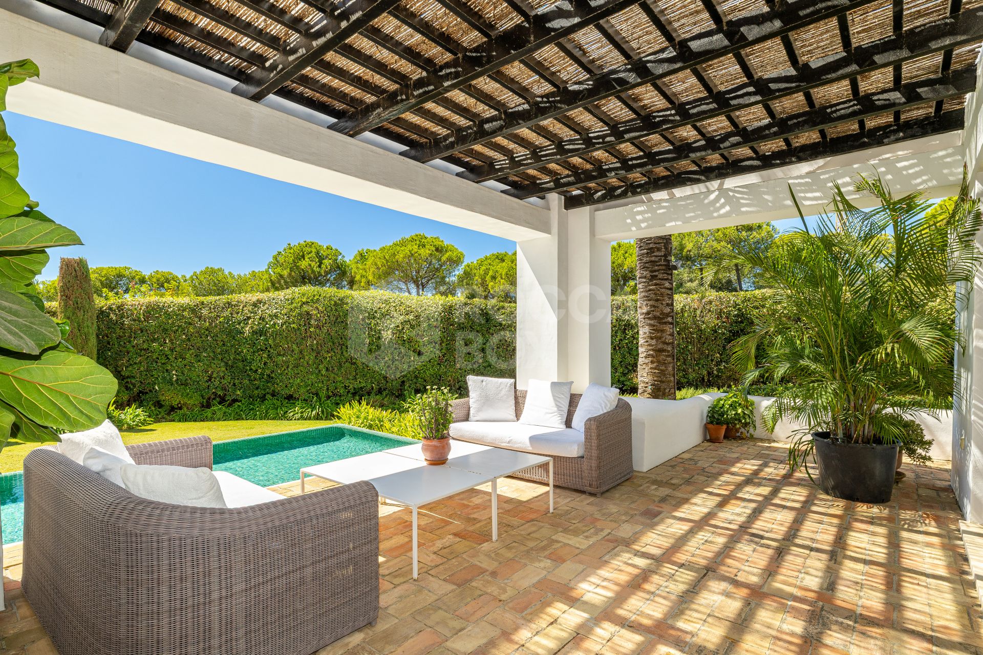 Remarkable south-facing four bedroom villa, set within the world-renowned Finca Cortesin Resort