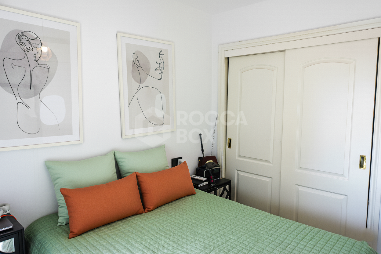 Bright south facing, recently renovated two bedroom apartment located in the beachside community of Artola Baja, Marbella