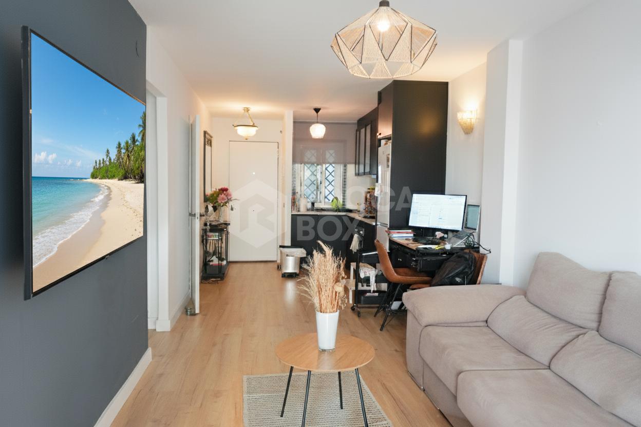 Bright south facing, recently renovated two bedroom apartment located in the beachside community of Artola Baja, Marbella