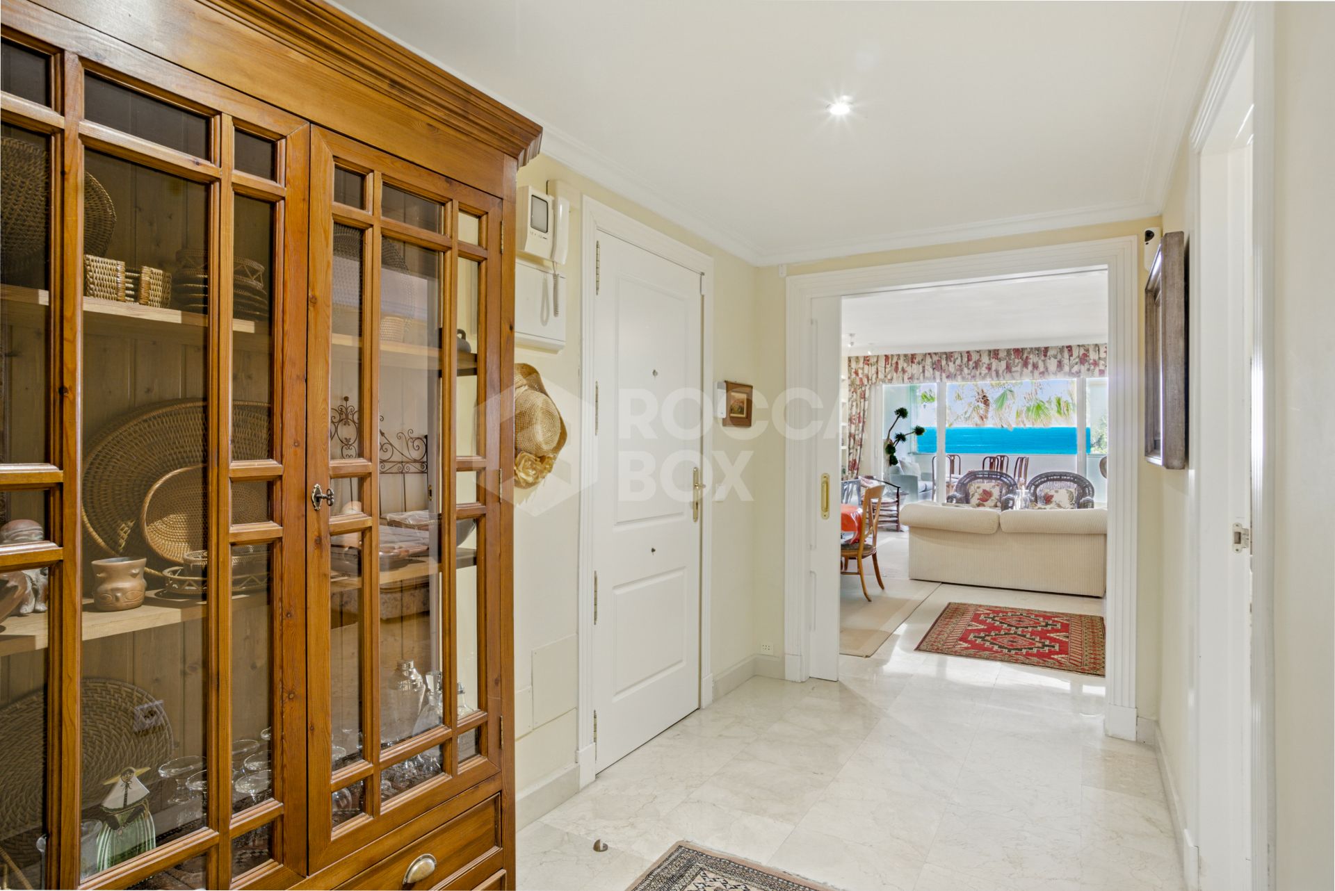 Exclusive Beachfront Two-Bedroom South-Facing Apartment with Sea Views in La Herradura, Marbella