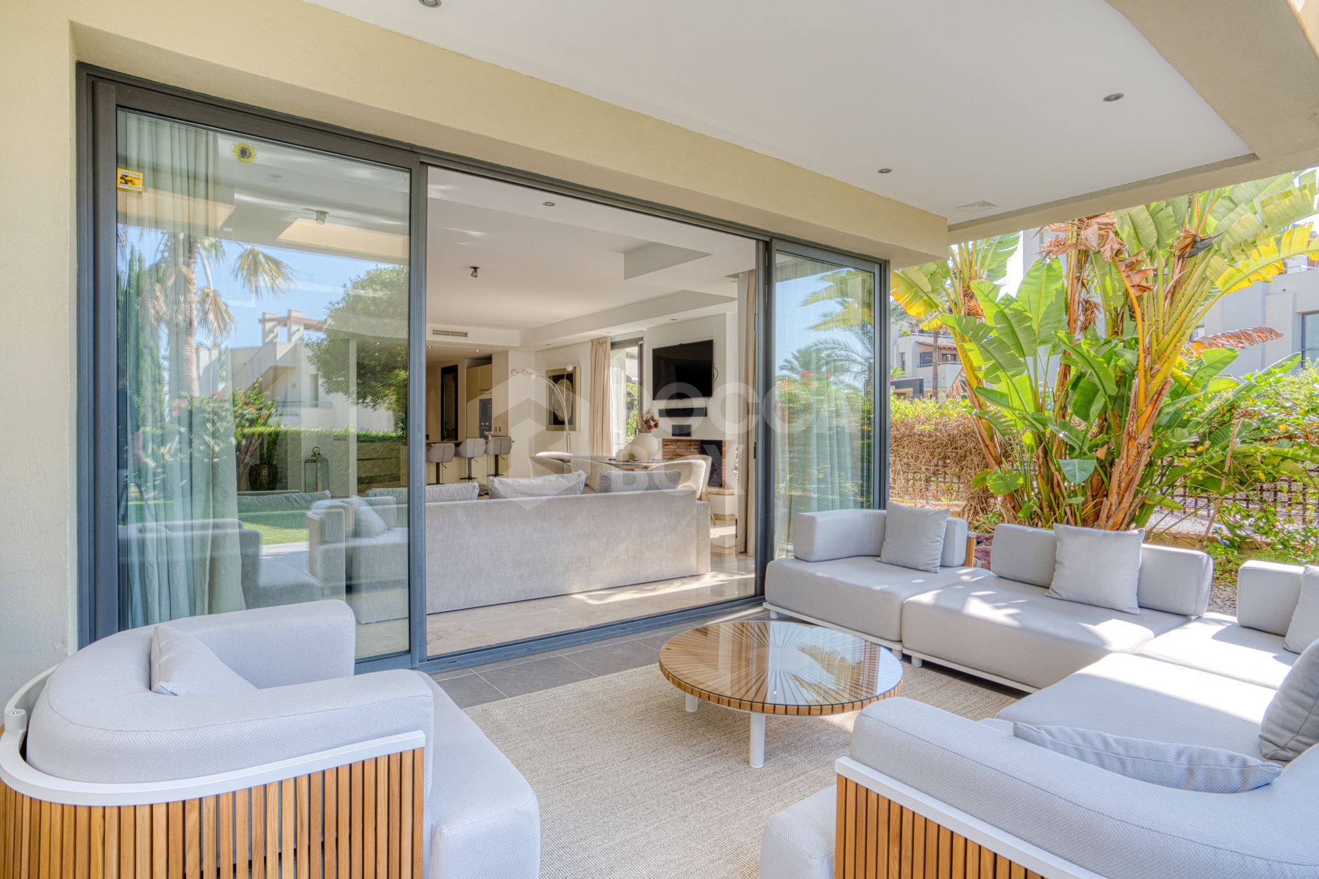 Luxury, south facing two bedroom, ground floor apartment located in prestigious community Imara, Balcones de Sierra Blanca