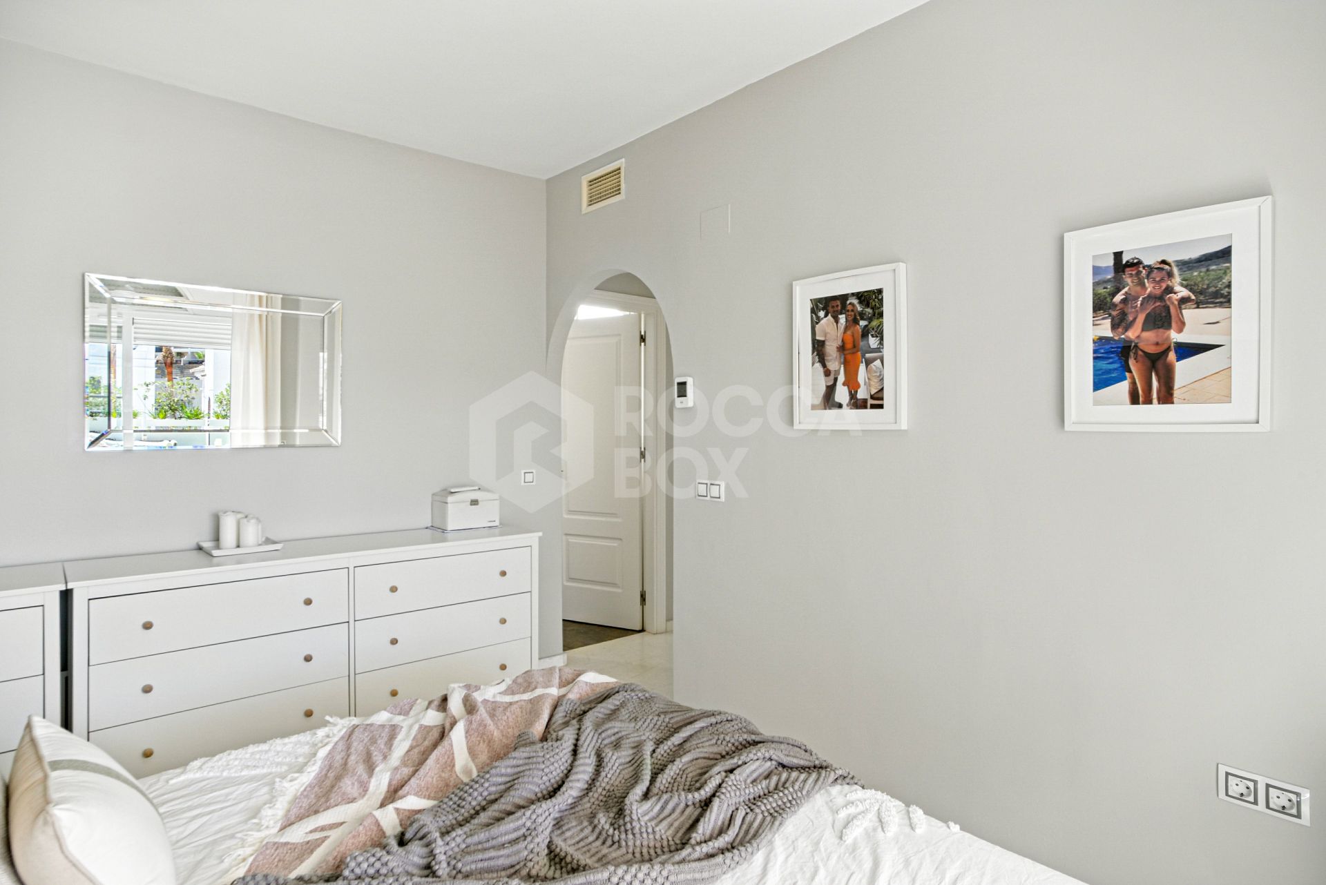 Stylish south west facing, three-bedroom semi detached townhouse located in Riviera del Sol