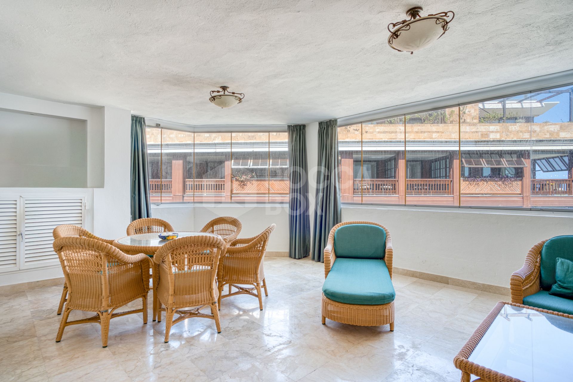 Exclusive Beachfront Two-Bedroom South-Facing Apartment with Sea Views in La Herradura, Marbella