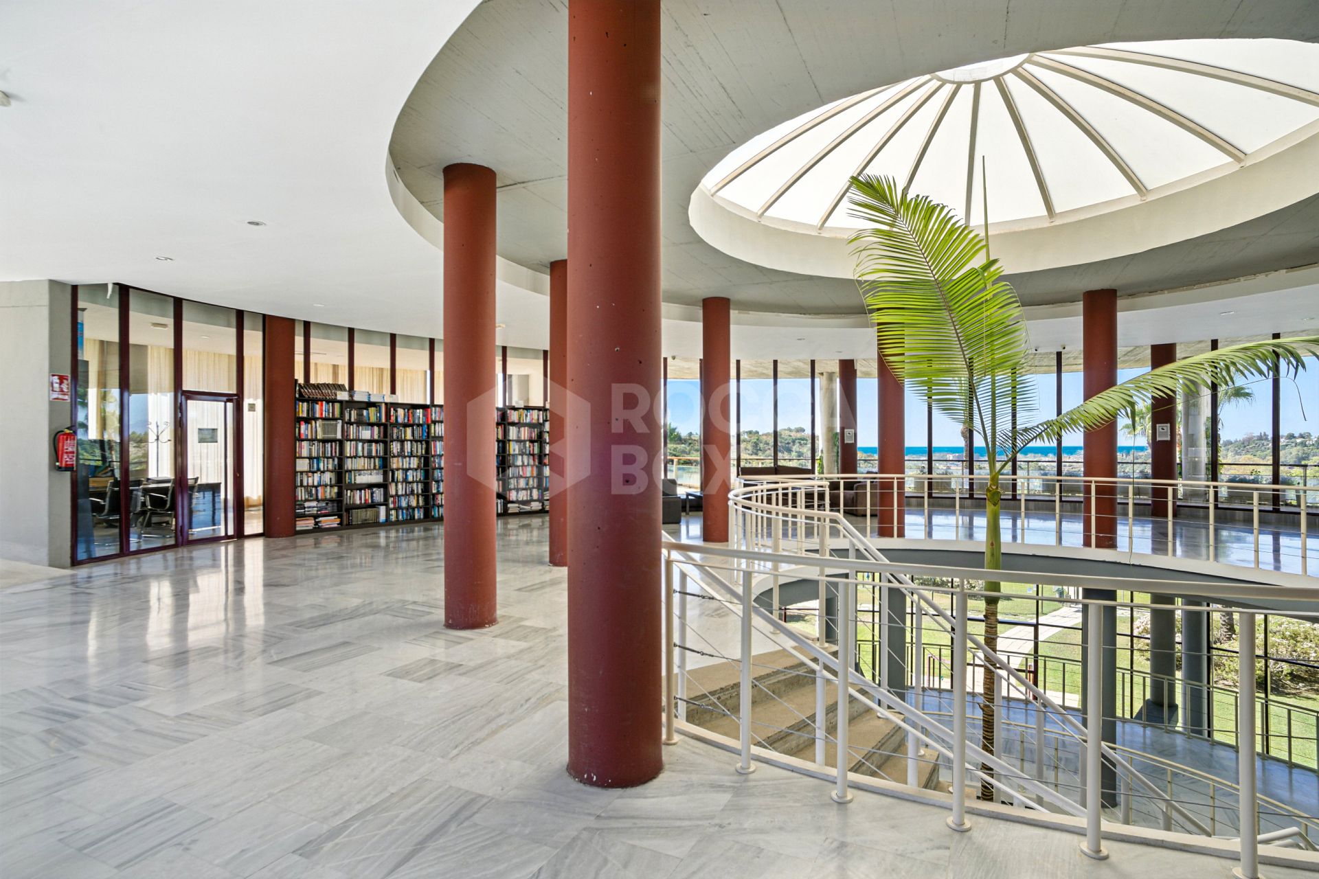 Charming west facing, three bedroom duplex penthouse located in the gated community Parque Botanico, Estepona