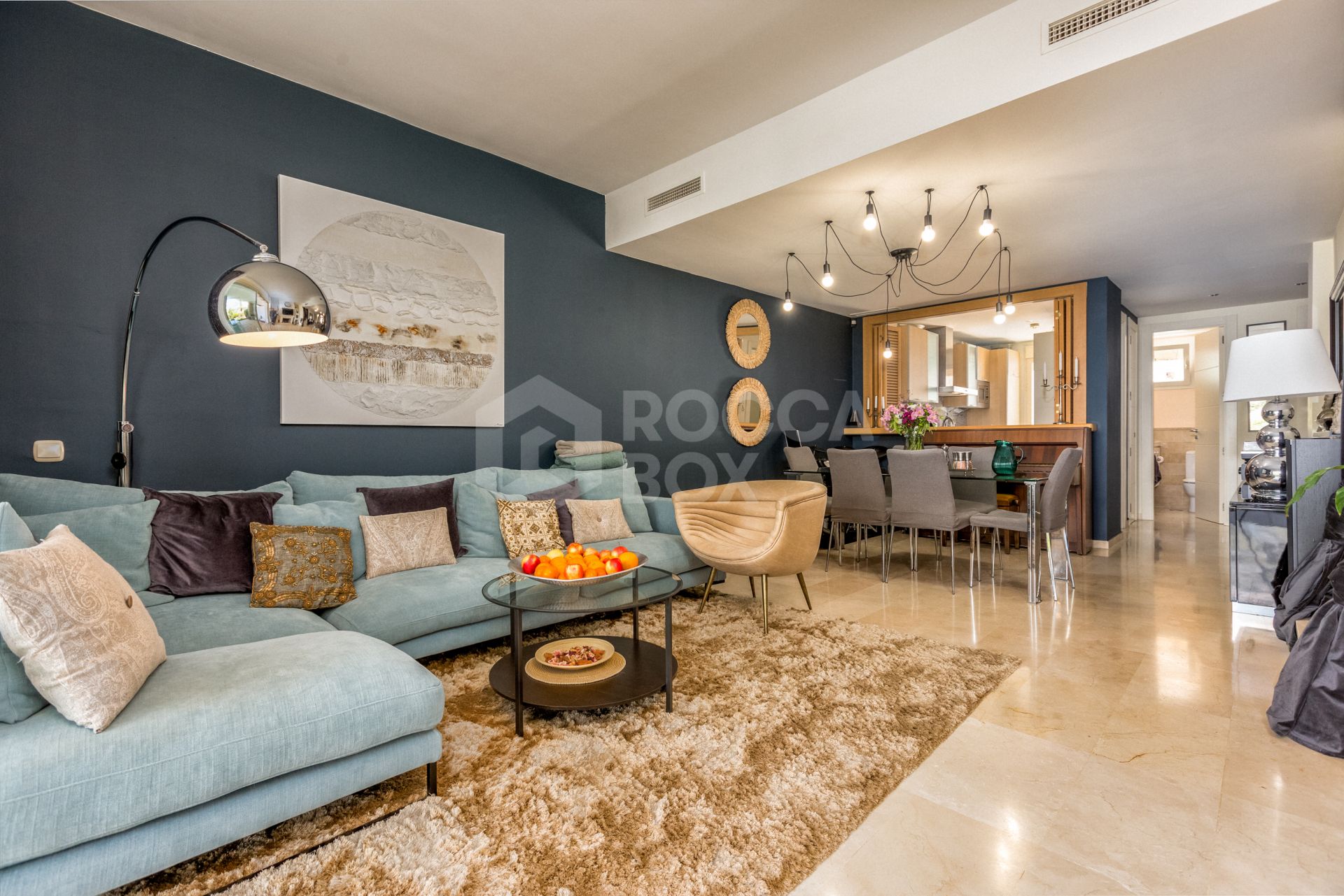 Elegant north east facing, three bedroom townhouse located in La Cala Golf, Mijas