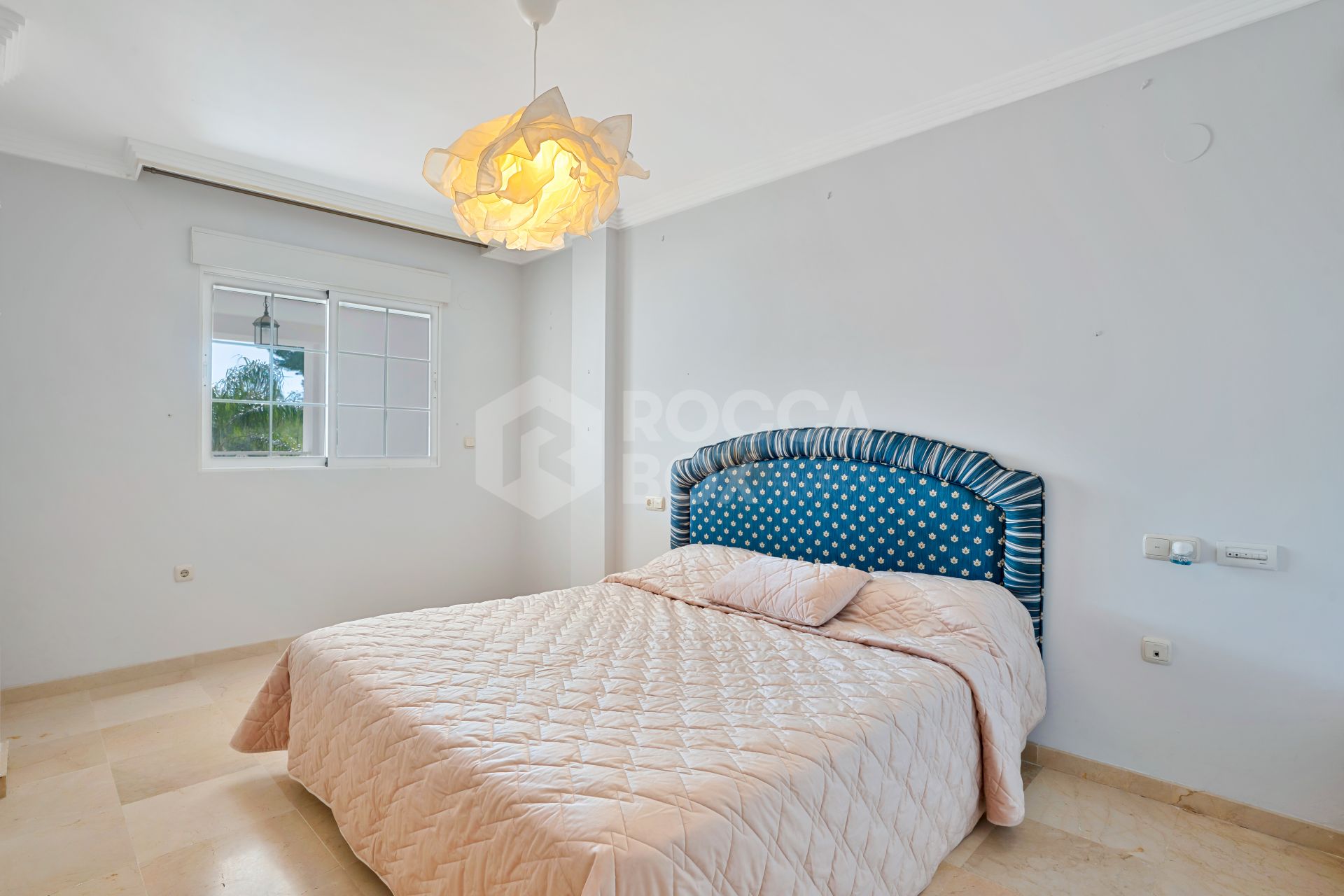 Bright south west-facing two bedroom apartment located in the gated community of Lomas de Rio Real, Marbella