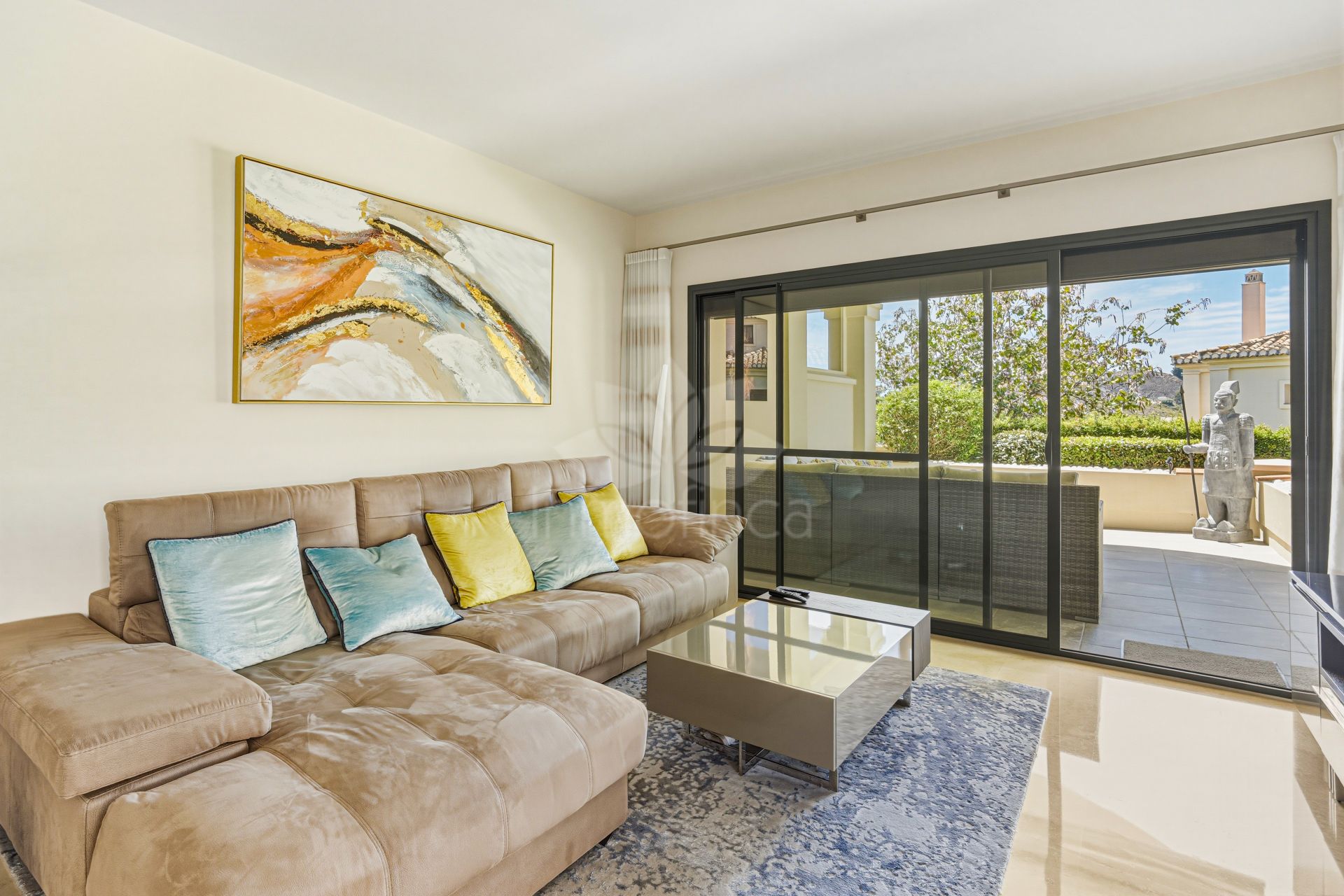 Ground Floor Apartment in Los Capanes del Golf, Benahavis