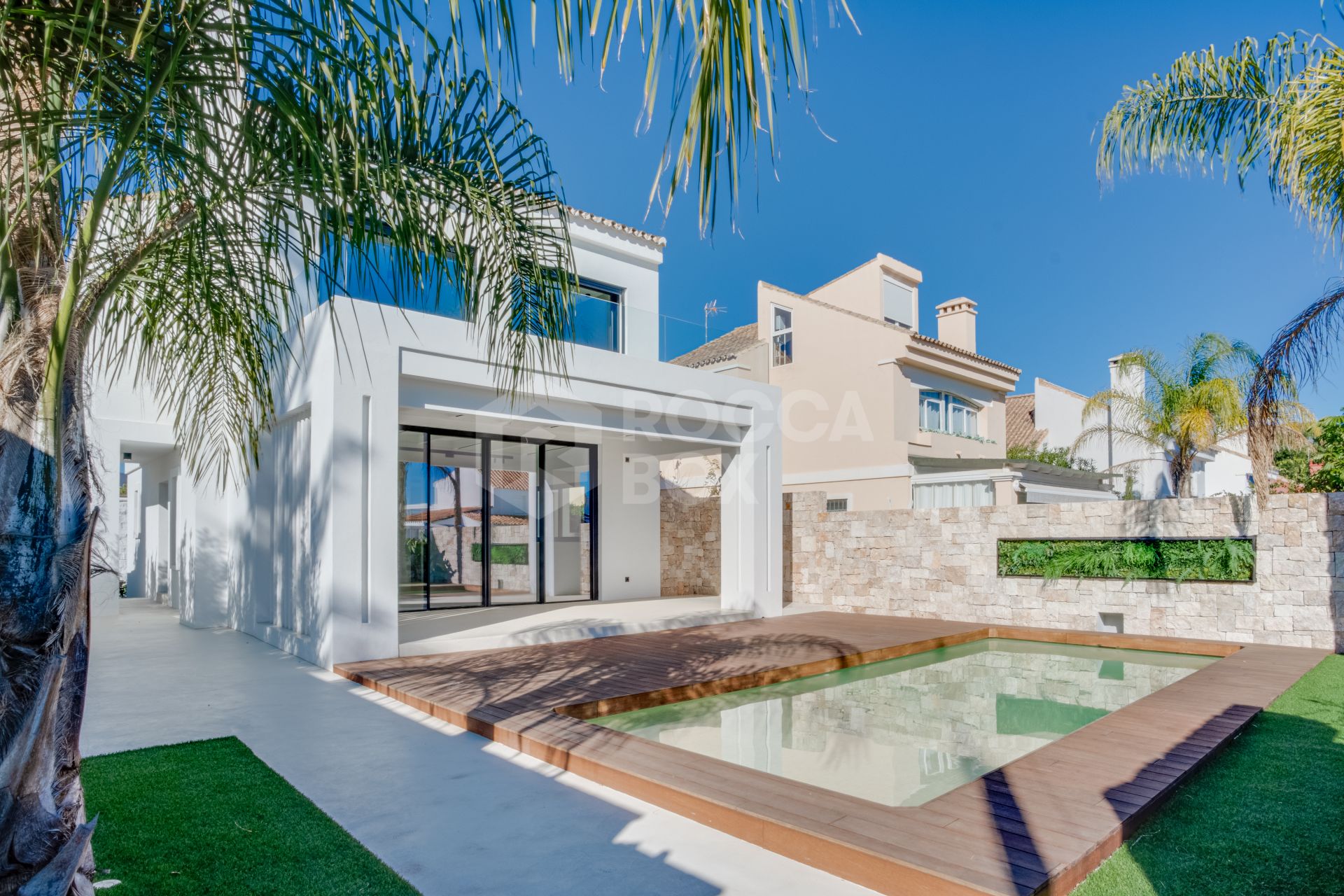 Stunning four bedroom, beachside contemporary style Villa located in Costalita, Estepona