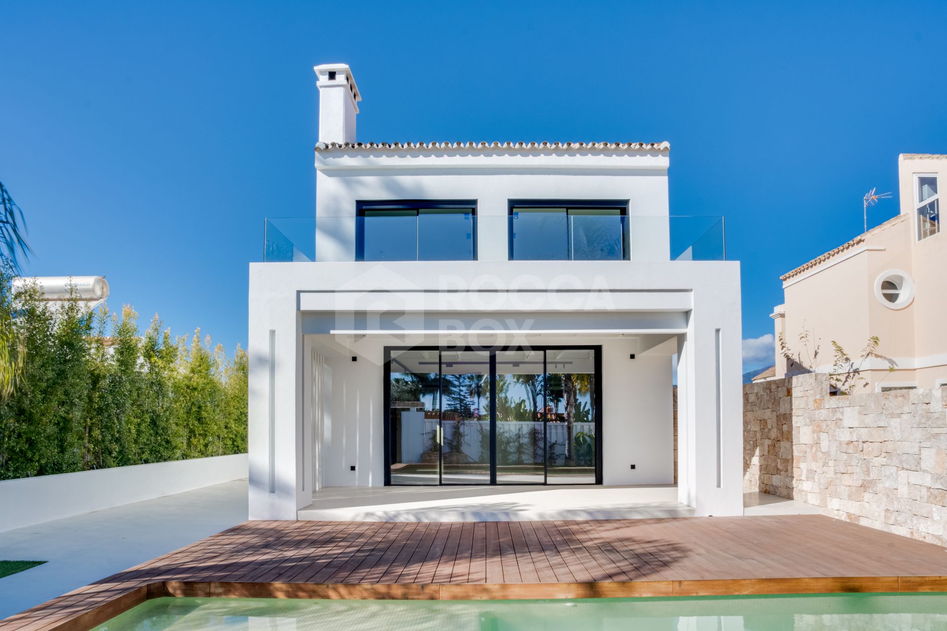 Stunning four bedroom, beachside contemporary style Villa located in Costalita, Estepona