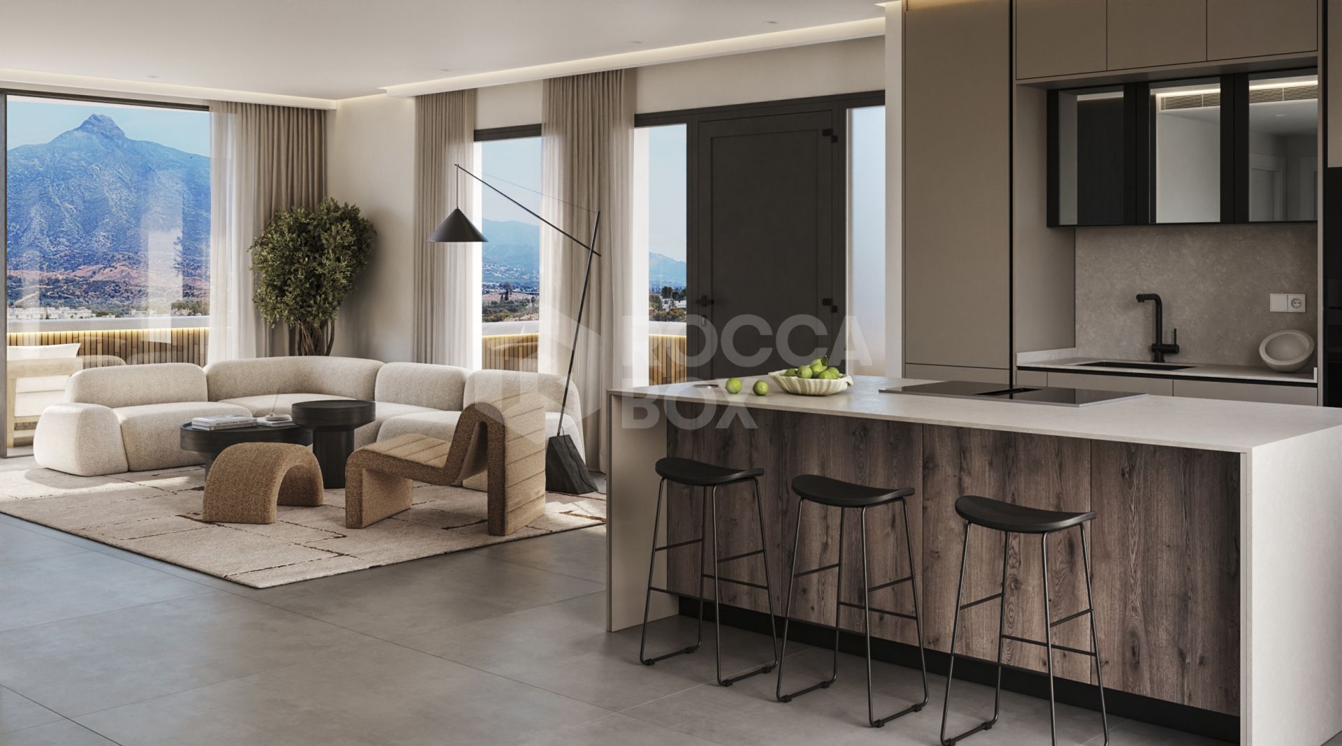 Incredible, beautifully renovated two bedroom penthouse in the gated community of Jardines de Andalucía, Nueva Andalucia