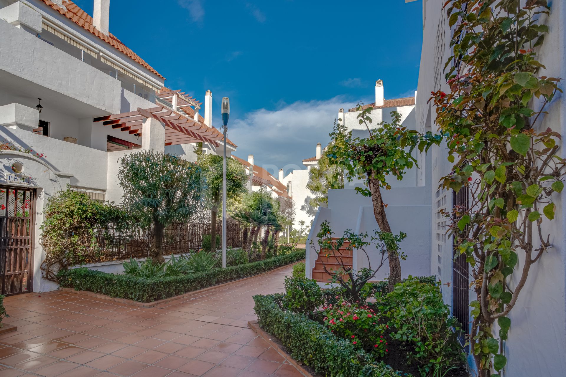 Beautifully renovated three-bedroom ground floor duplex apartment in Nueva Andalucia