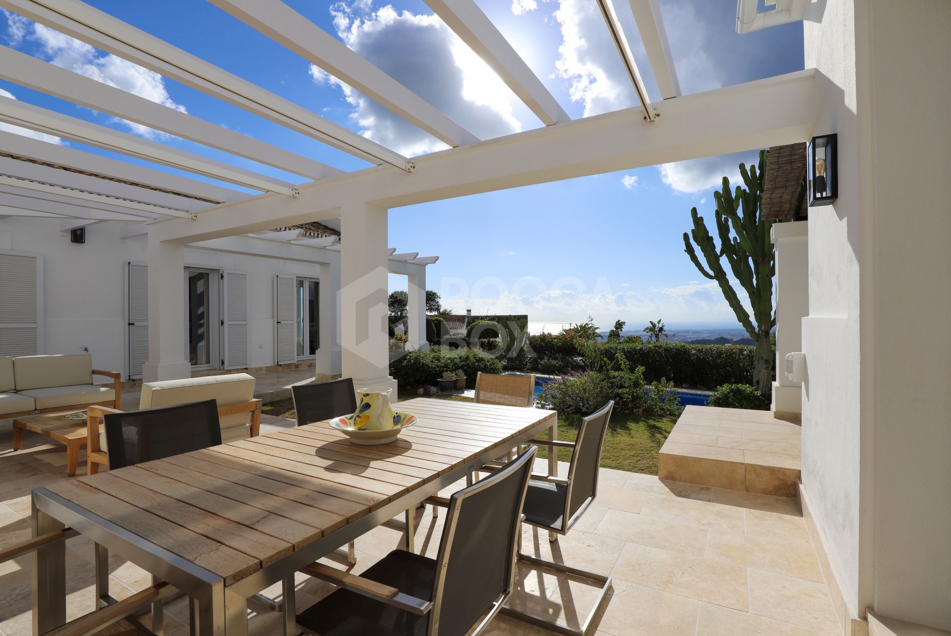 Beautiful south facing Villa located in Sierra Blanca Country Club, Istan with sea views