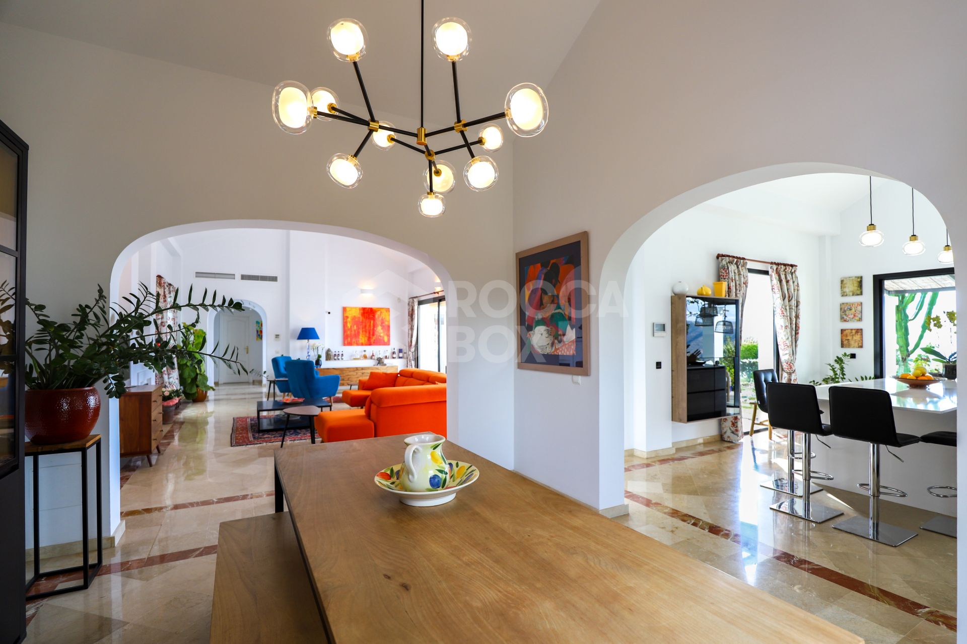 Beautiful south facing Villa located in Sierra Blanca Country Club, Istan with sea views