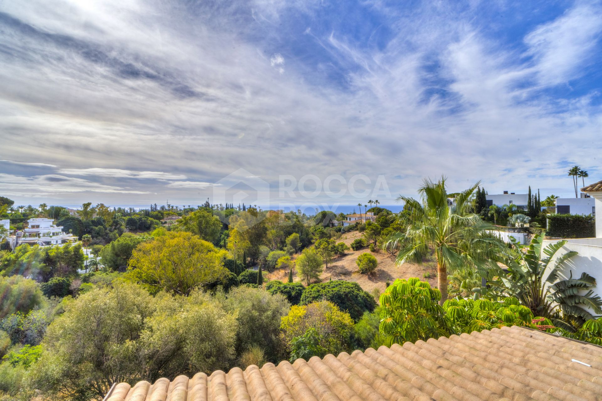 Magnificent five-bedroom, south-facing villa situated in the prestigious Village Las Lomas de Magna Marbella with sea views