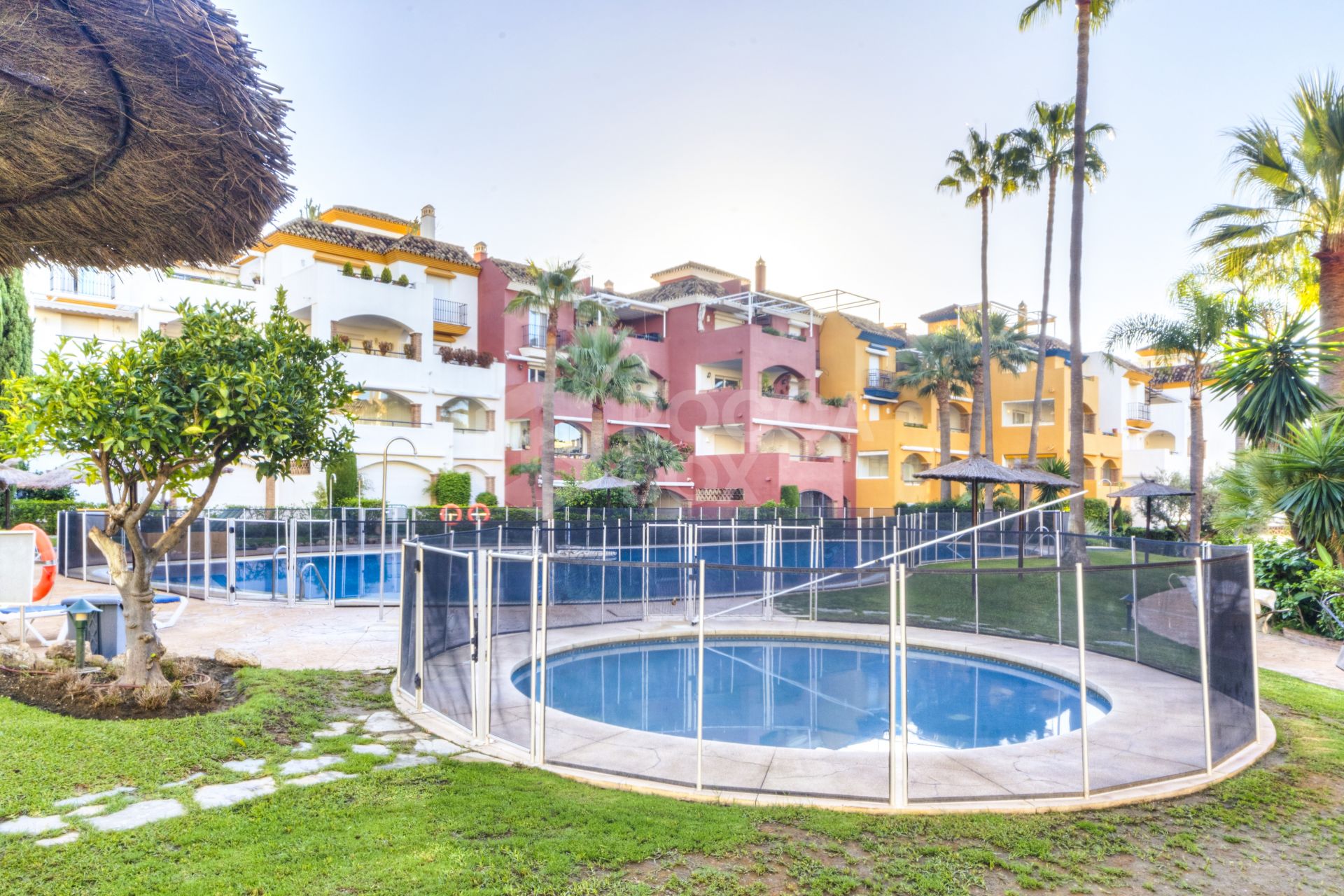 Excellent two bedroom, west facing apartment in the gated community El Infantado on Marbella’s Golden Mile