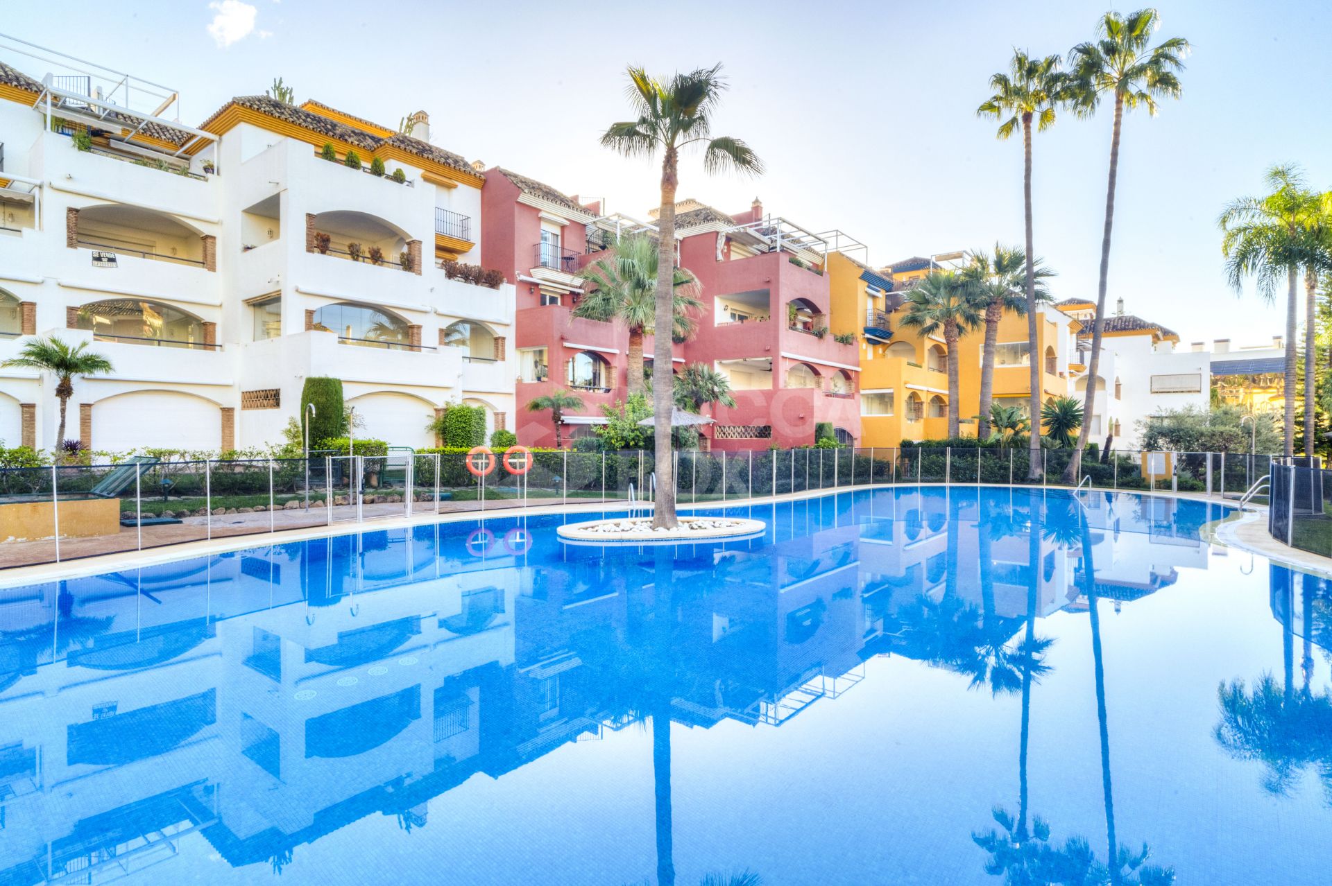 Excellent two bedroom, west facing apartment in the gated community El Infantado on Marbella’s Golden Mile