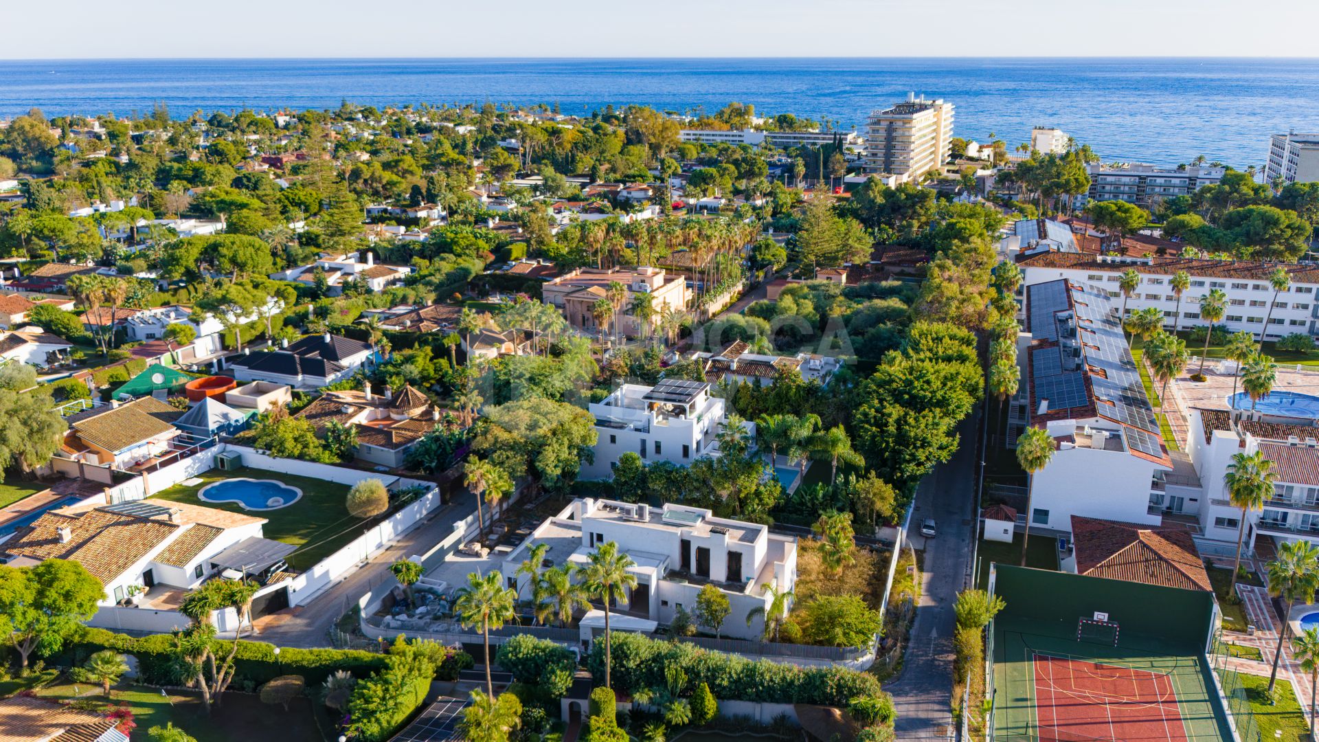 Villa Maya – a magnificent four-bedroom modern beachside villa, currently under construction on the cusp of Guadalmina Baja