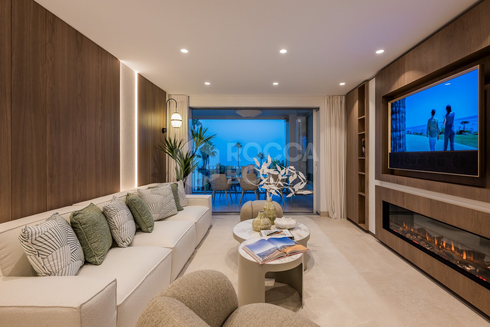 Beautifully renovated, south facing three-bedroom apartment located in the prestigious gated community of Bahia del Velerin, Estepona