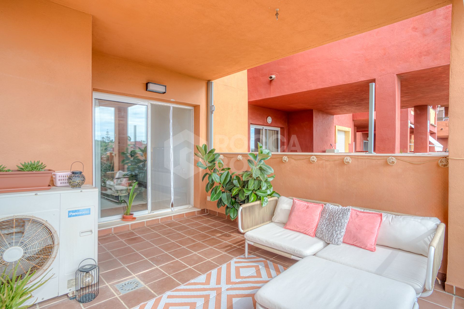 Beautifully renovated, south west facing, two bedroom apartment located in the residential area of Reserva de Marbella