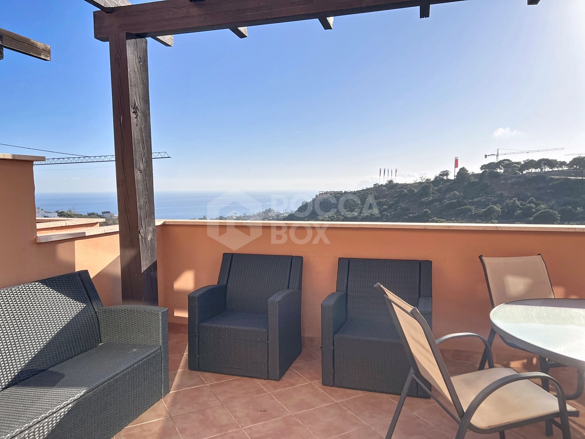 Exceptional 2-Bedroom Penthouse with Sea & Gibraltar Views near Sotogrande