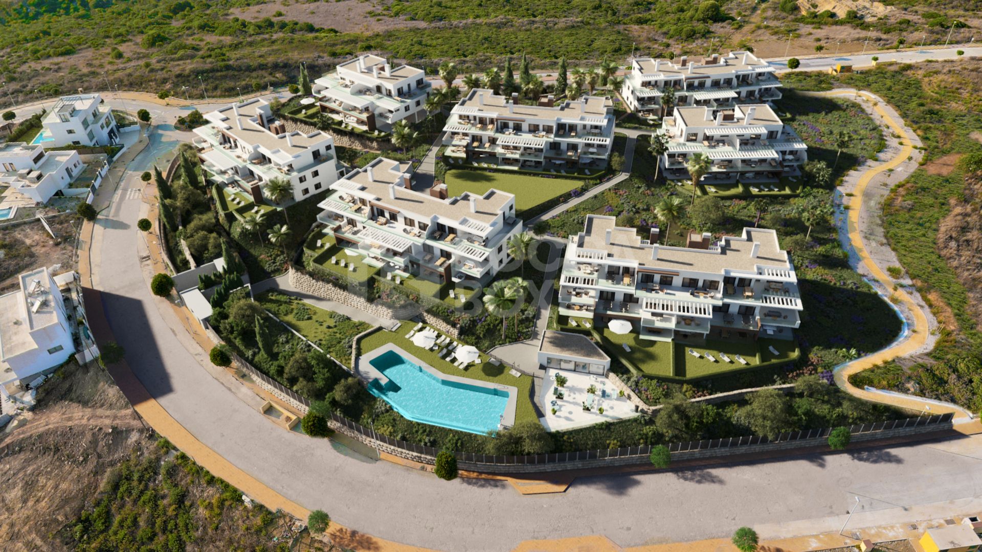 Azata Delmare - Casares Costa - Apartments with spectacular sea views. Strategically located 250m from the beach, Azata Delmare is a complex of 74 apartments of 2 and 3 bedrooms.