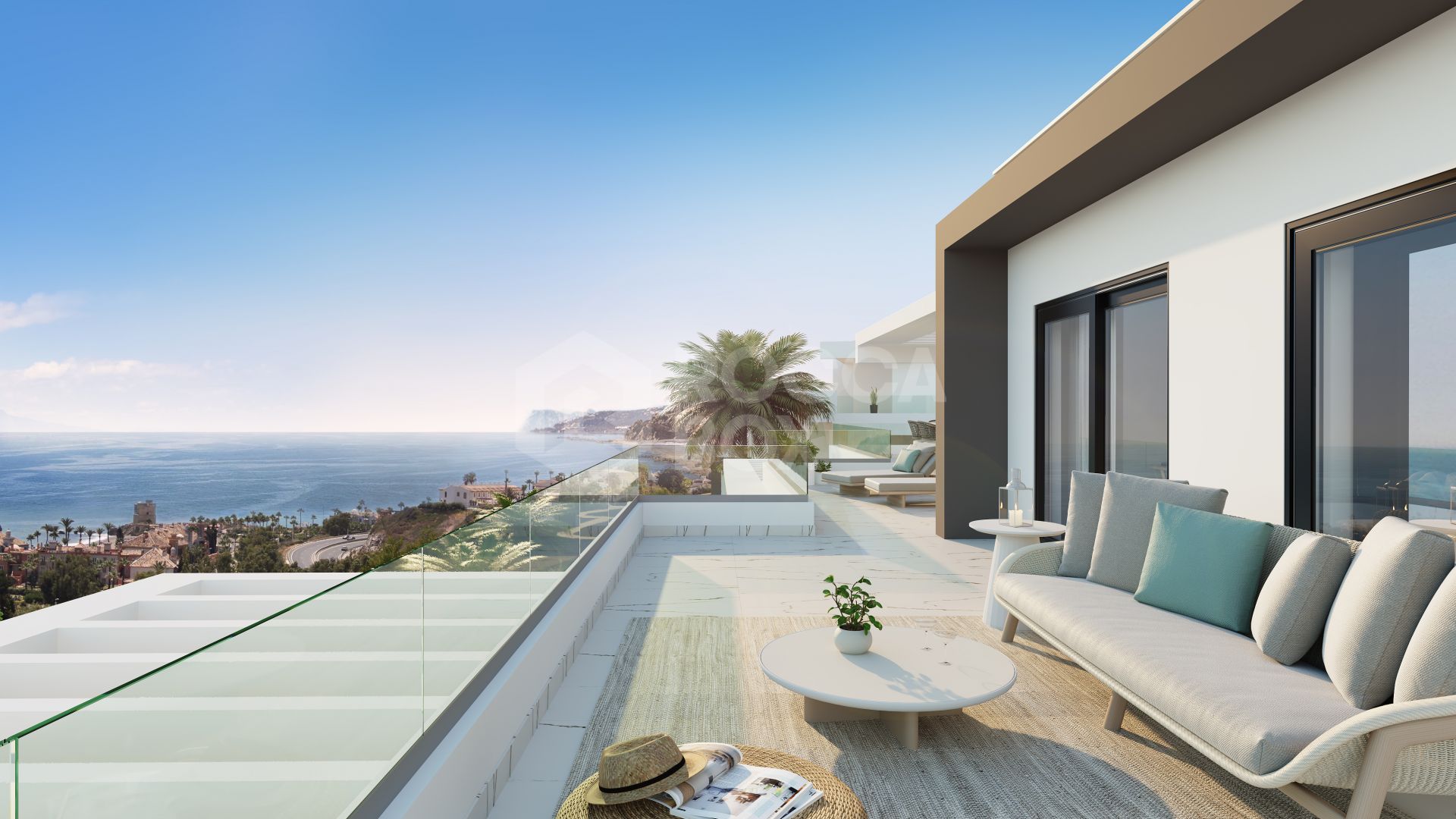 Azata Delmare - Casares Costa - Apartments with spectacular sea views. Strategically located 250m from the beach, Azata Delmare is a complex of 74 apartments of 2 and 3 bedrooms.