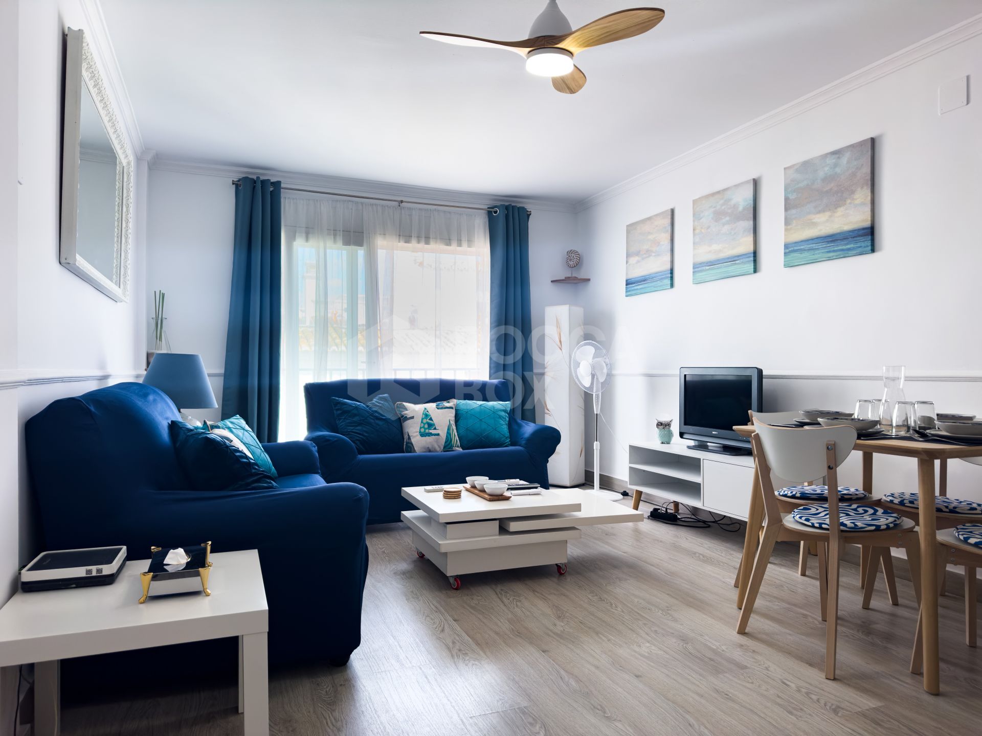 Duplex Penthouse in Puerto de la Duquesa with Partial Sea and Marina Views.
