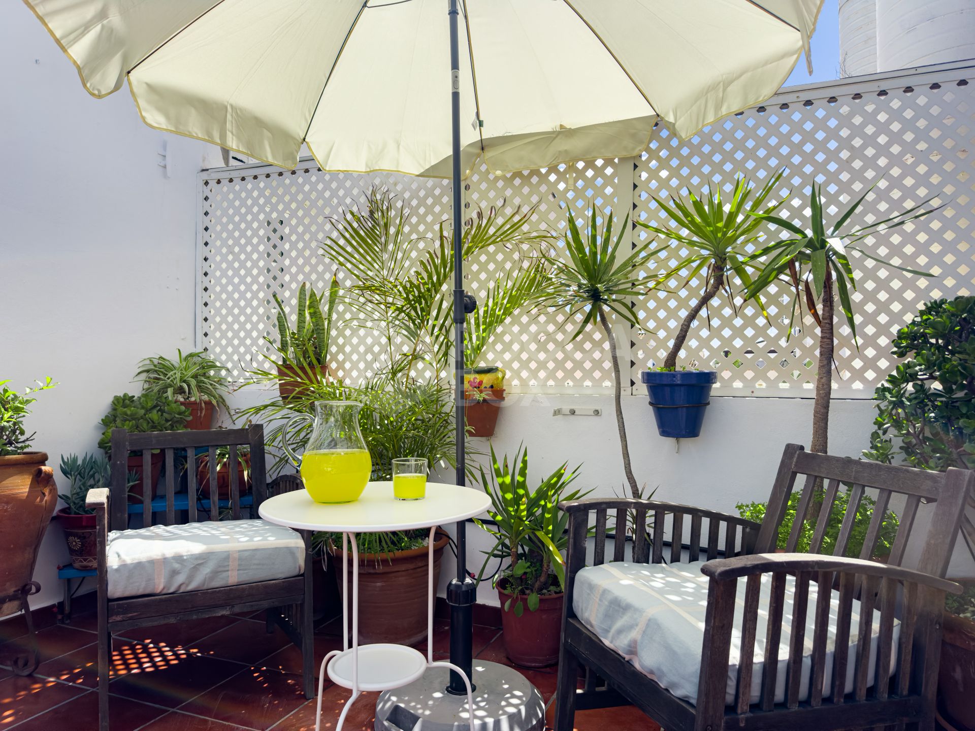 Duplex Penthouse in Puerto de la Duquesa with Partial Sea and Marina Views.
