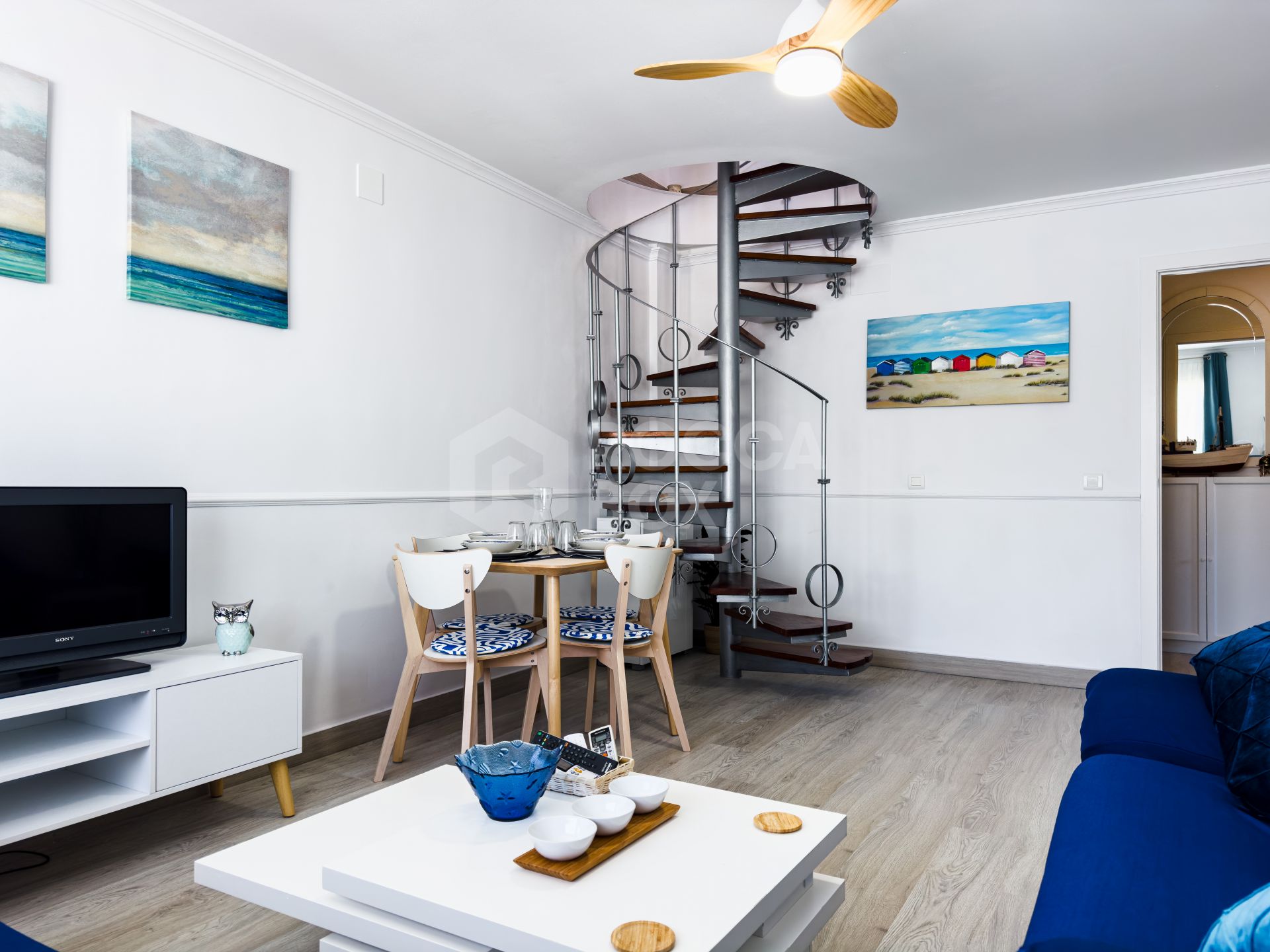 Duplex Penthouse in Puerto de la Duquesa with Partial Sea and Marina Views.