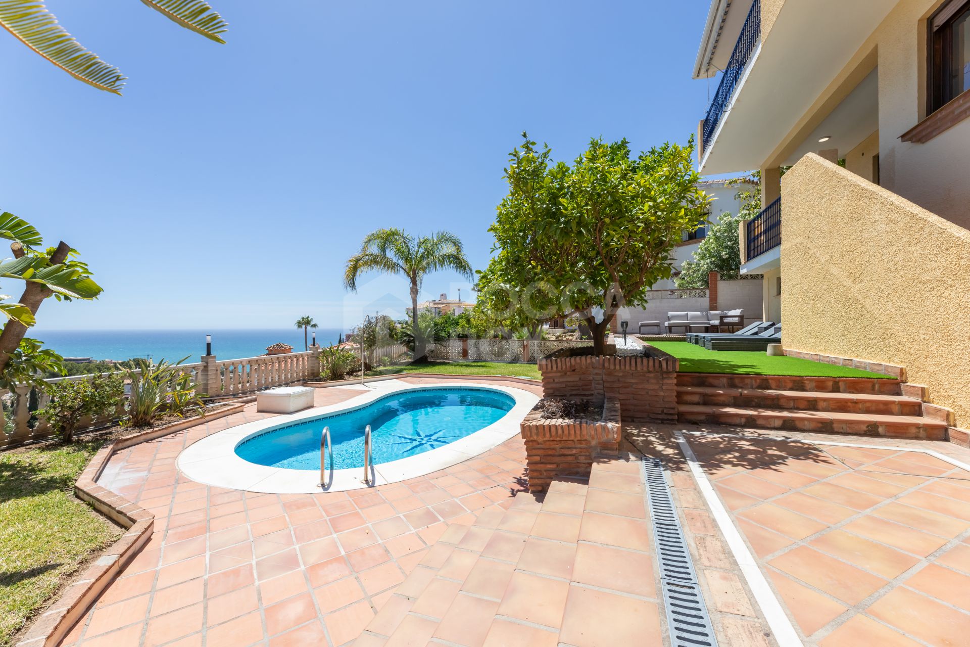 Luxurious Renovated Villa with Sea Views in Benalmadena Costa