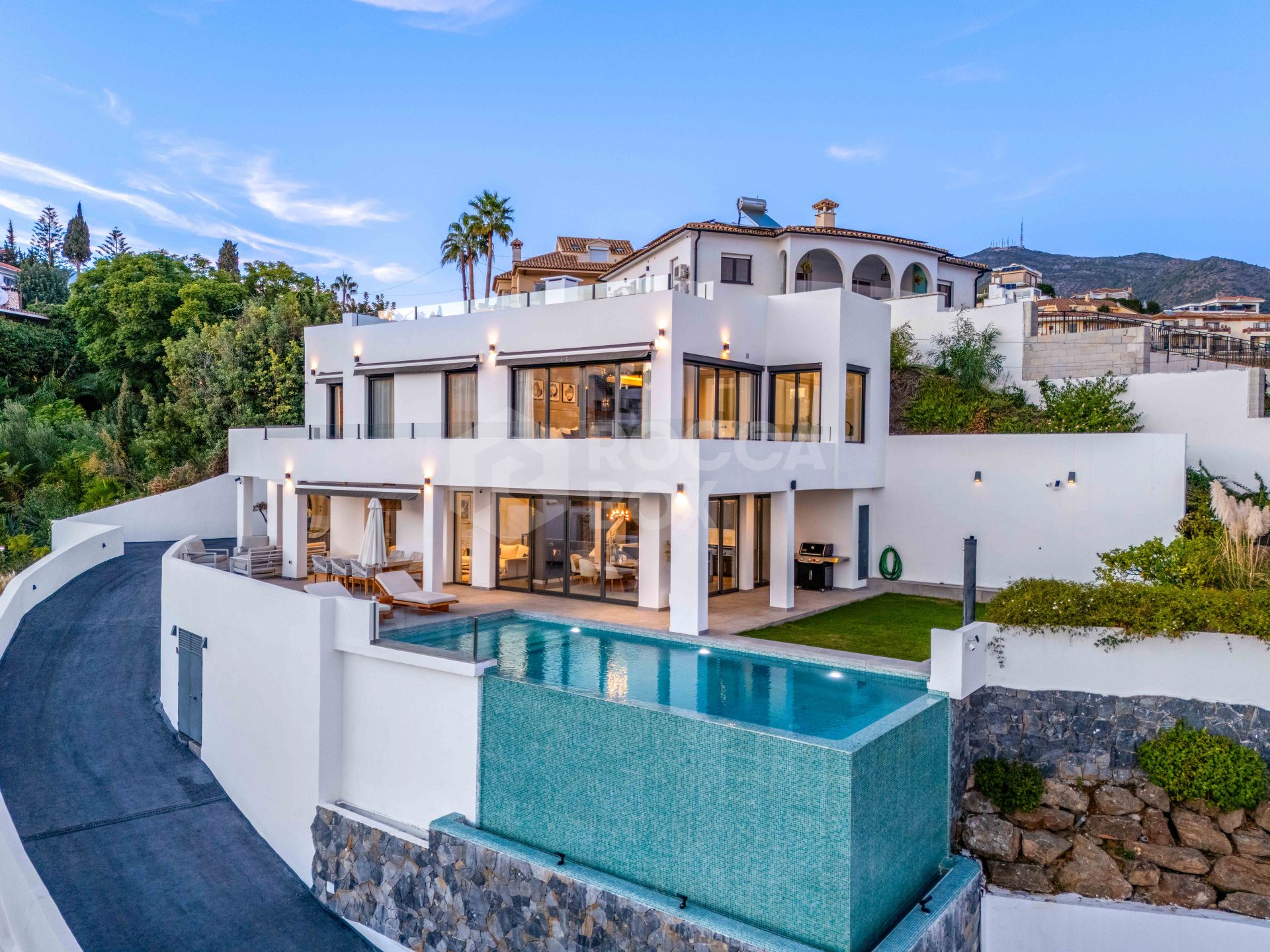 Luxury Villa Evellen with Panoramic Sea Views in Fuengirola, Malaga